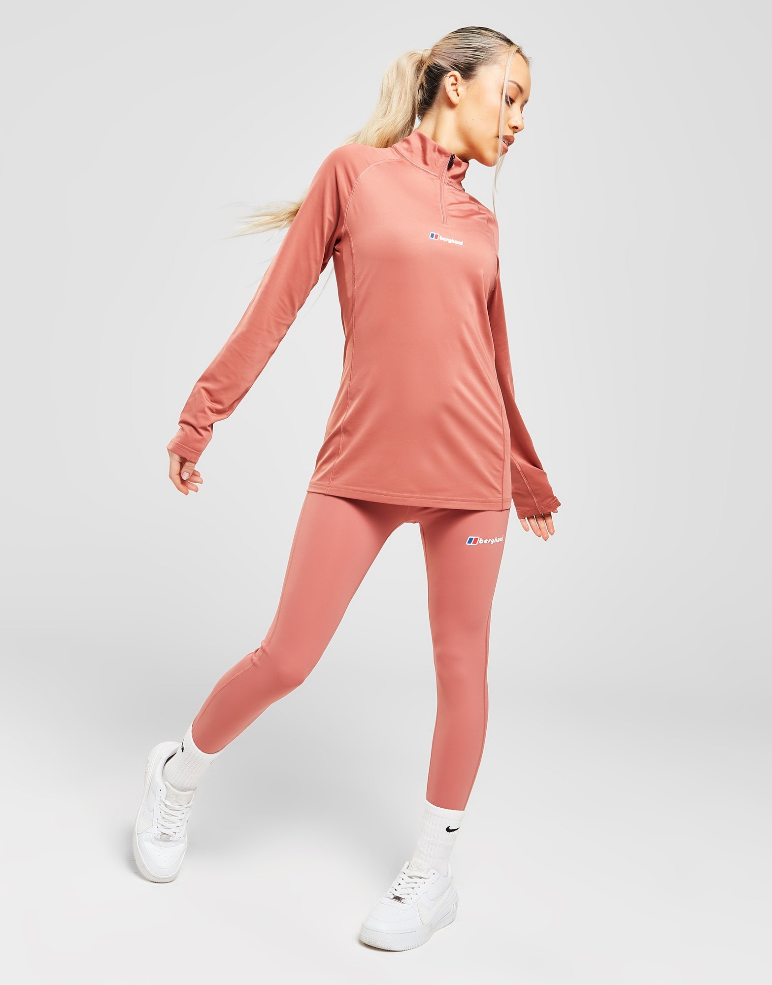 Berghaus Leggings Logo em CordeRosa JD Sports