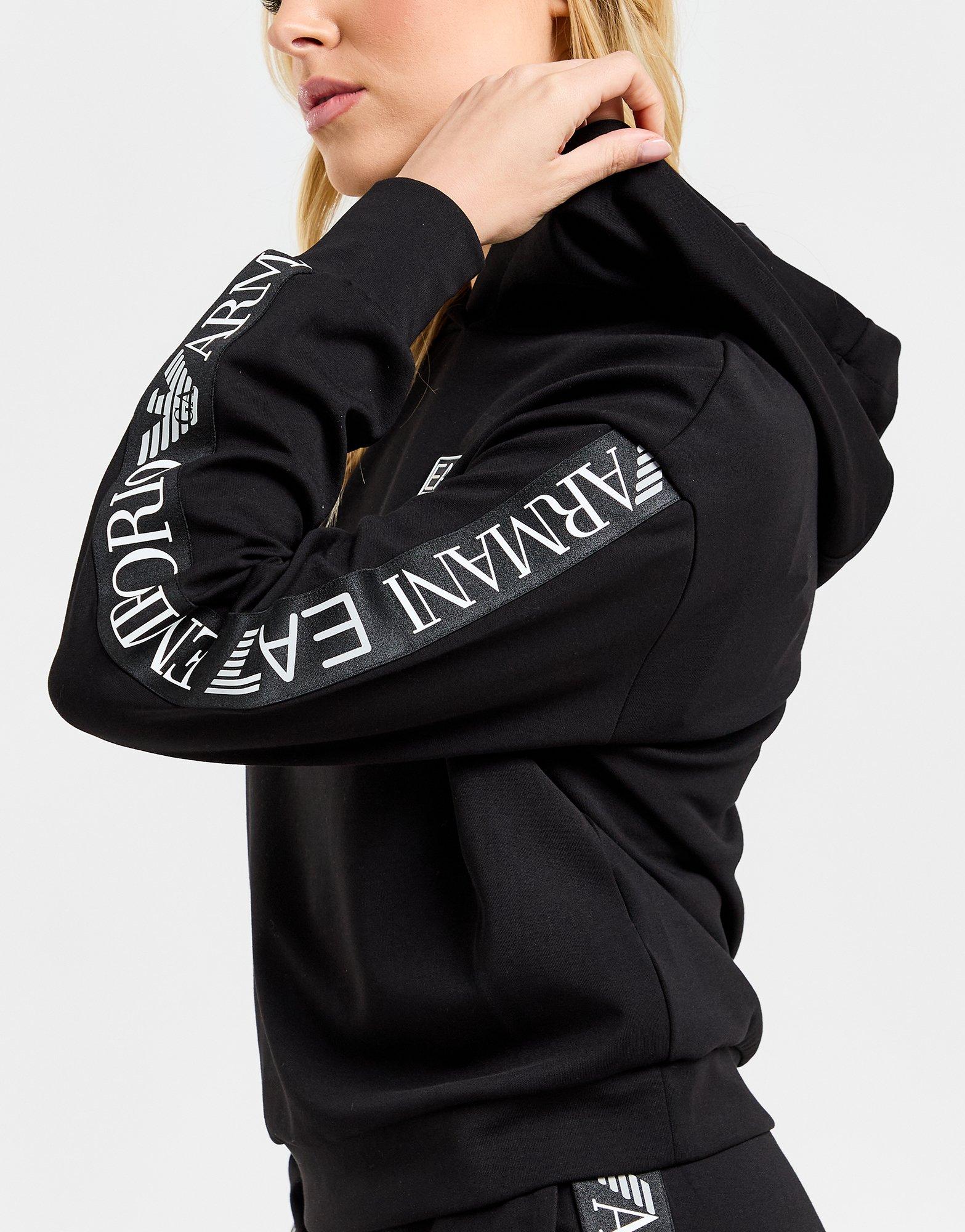 Emporio armani ea7 tape back full zip hoodie hot sale