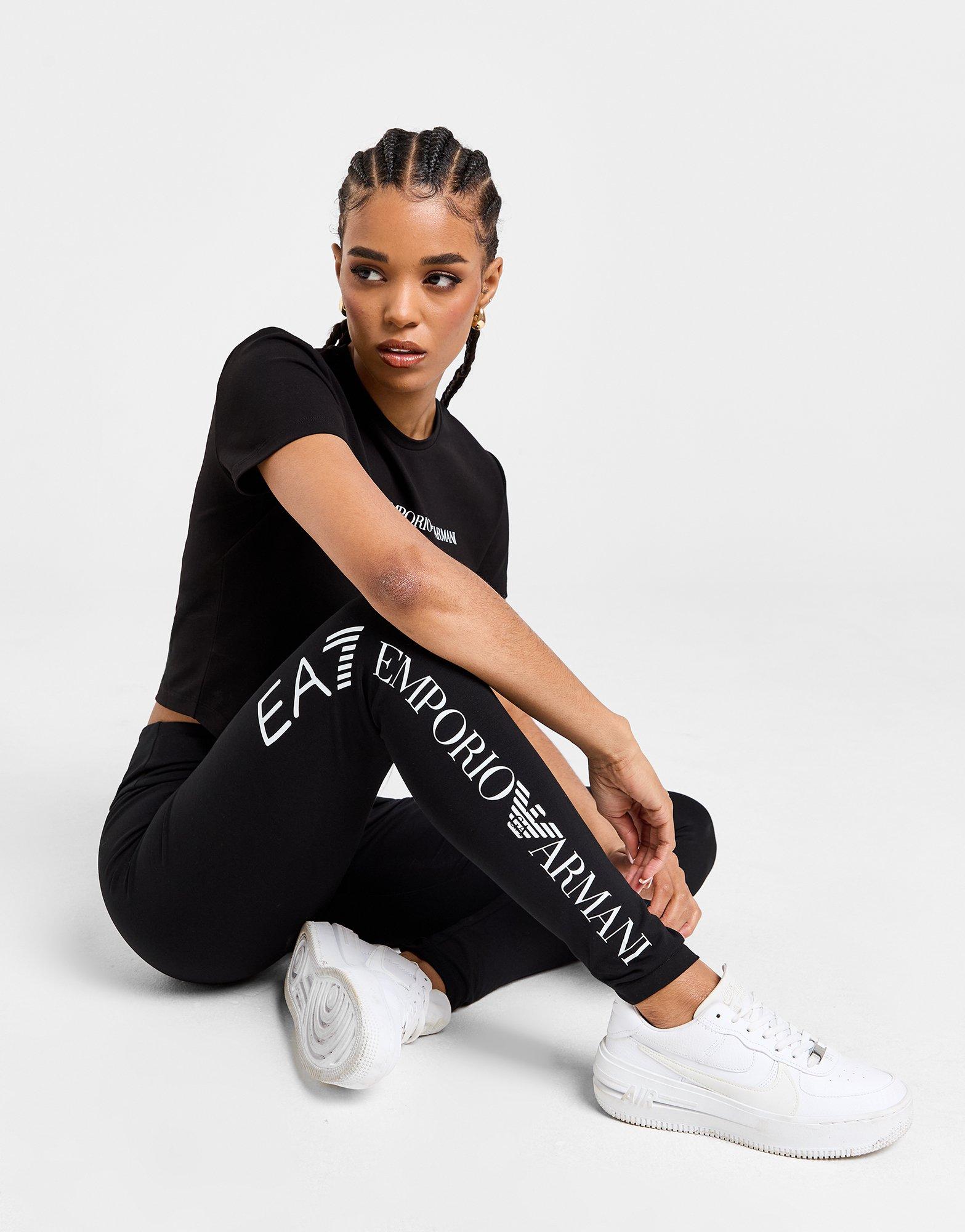 EA7, Black Women's Leggings