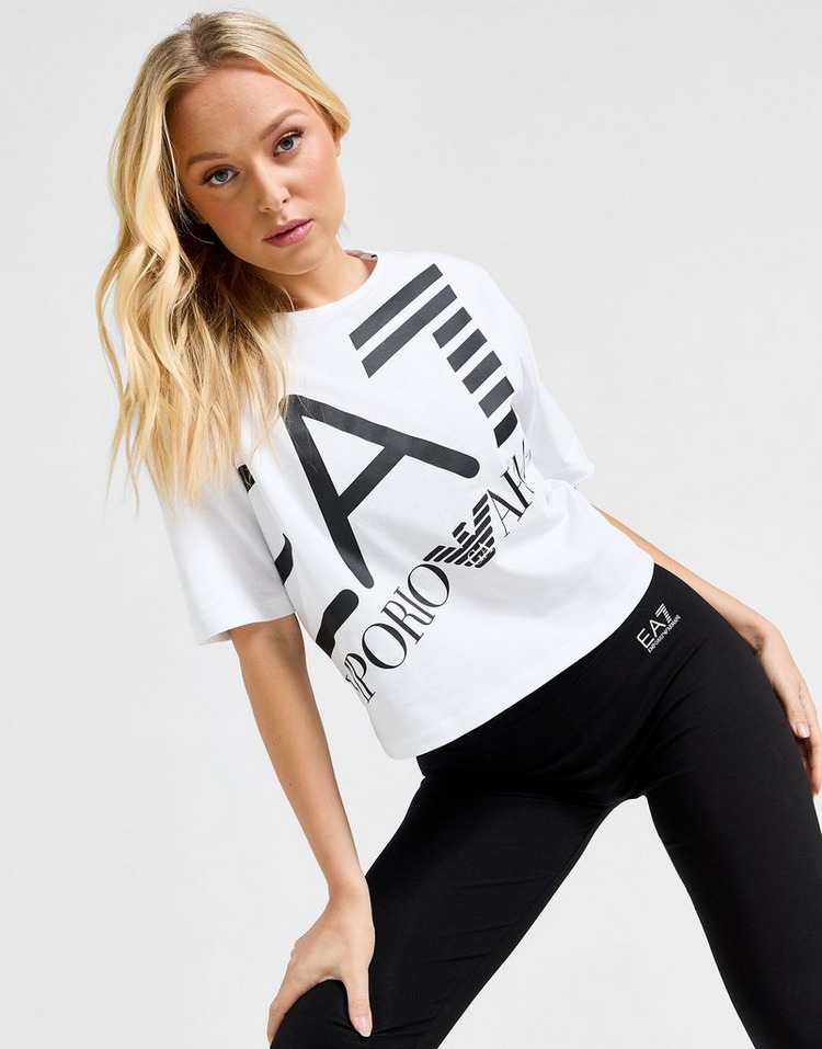 Emporio Armani EA7 T-shirt Split Logo Femme