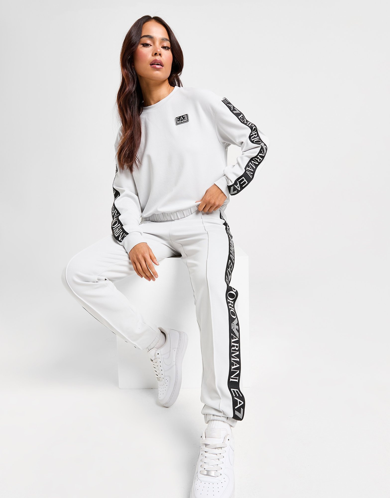 Grey Emporio Armani EA7 Ventus Tape Tracksuit - JD Sports NZ