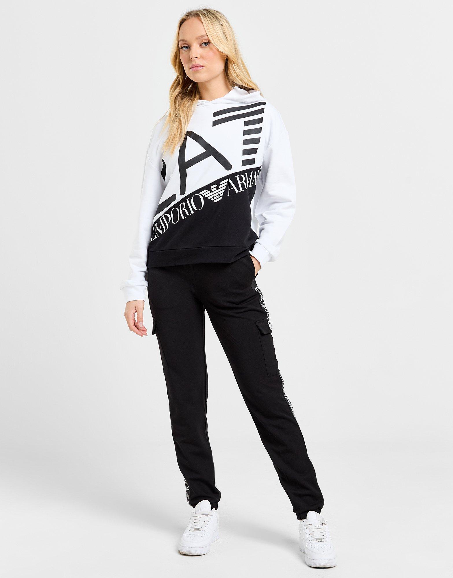 EA7 Emporio Armani Split Logo Hoodie