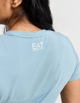 Emporio Armani EA7 Logo Slim Crop T-Shirt Dame