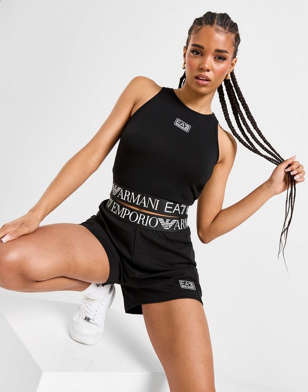 EA7 Emporio Armani Active Women's Ventus 7 Leggings, black, S : :  Fashion