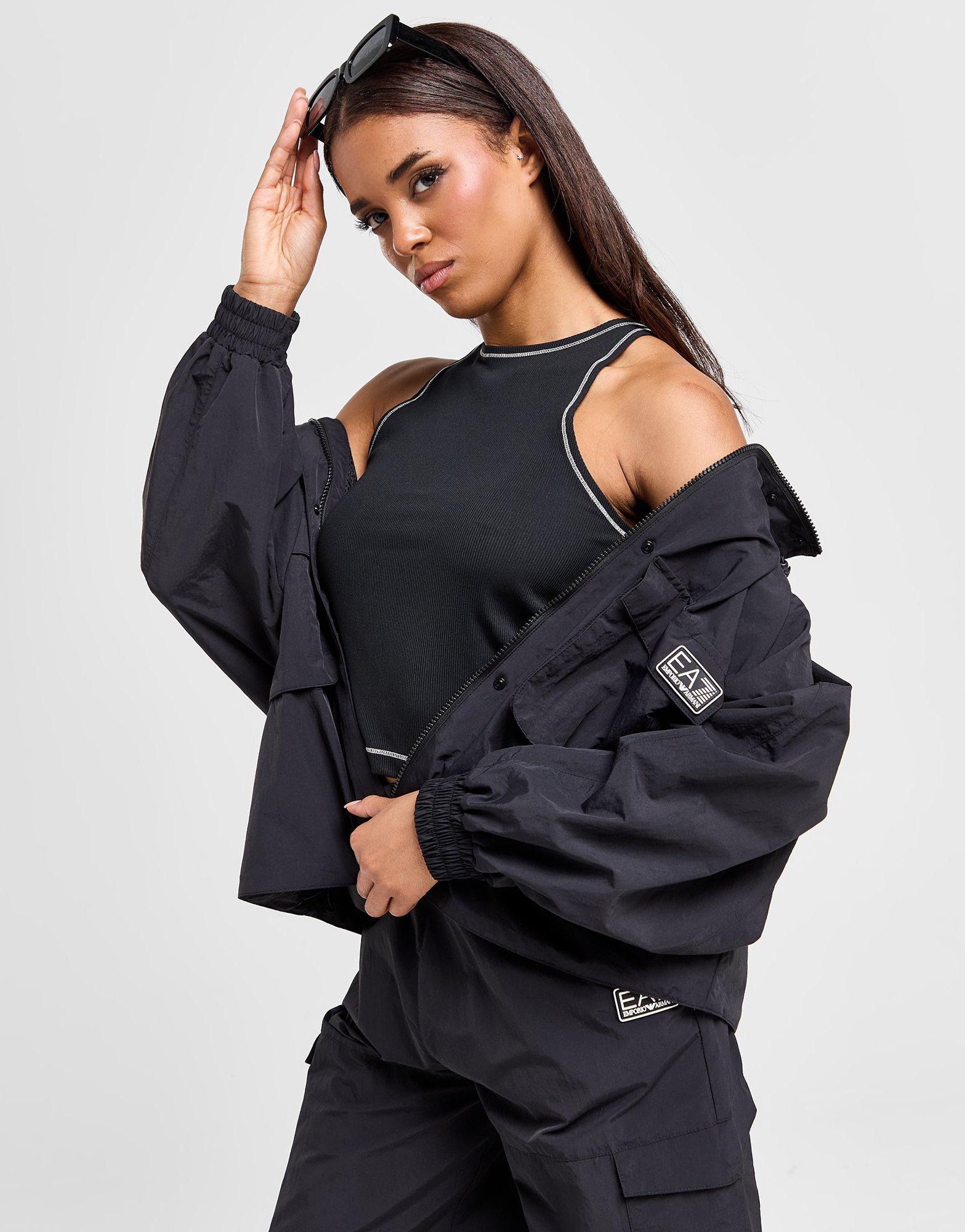 EA7 Emporio Armani Woven Pocket Full Zip Jacket