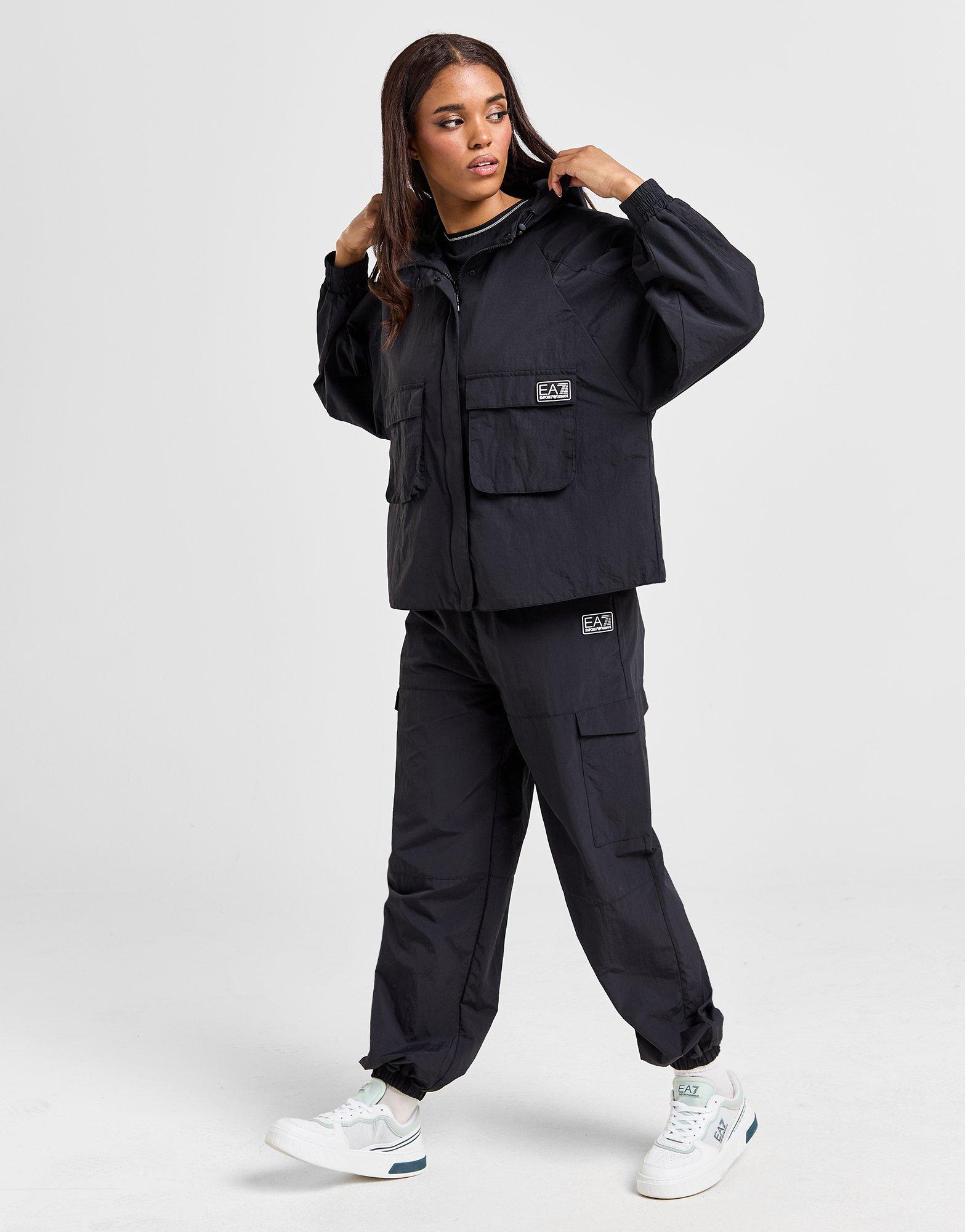 EA7 Emporio Armani Woven Pocket Full Zip Jacket