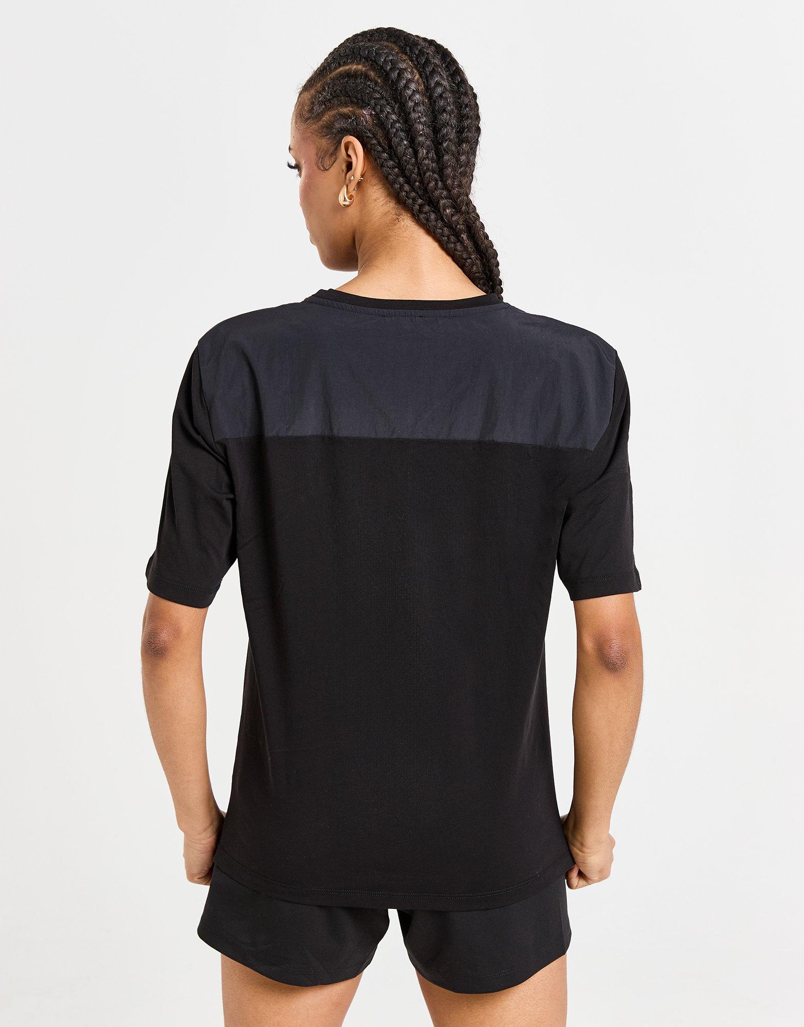 EA7 Emporio Armani Woven Panel Short Sleeve T-Shirt