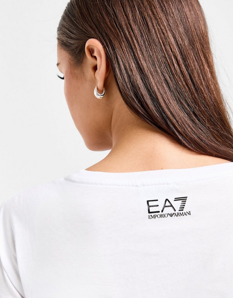 Emporio Armani EA7 Logo Crop T-Shirt