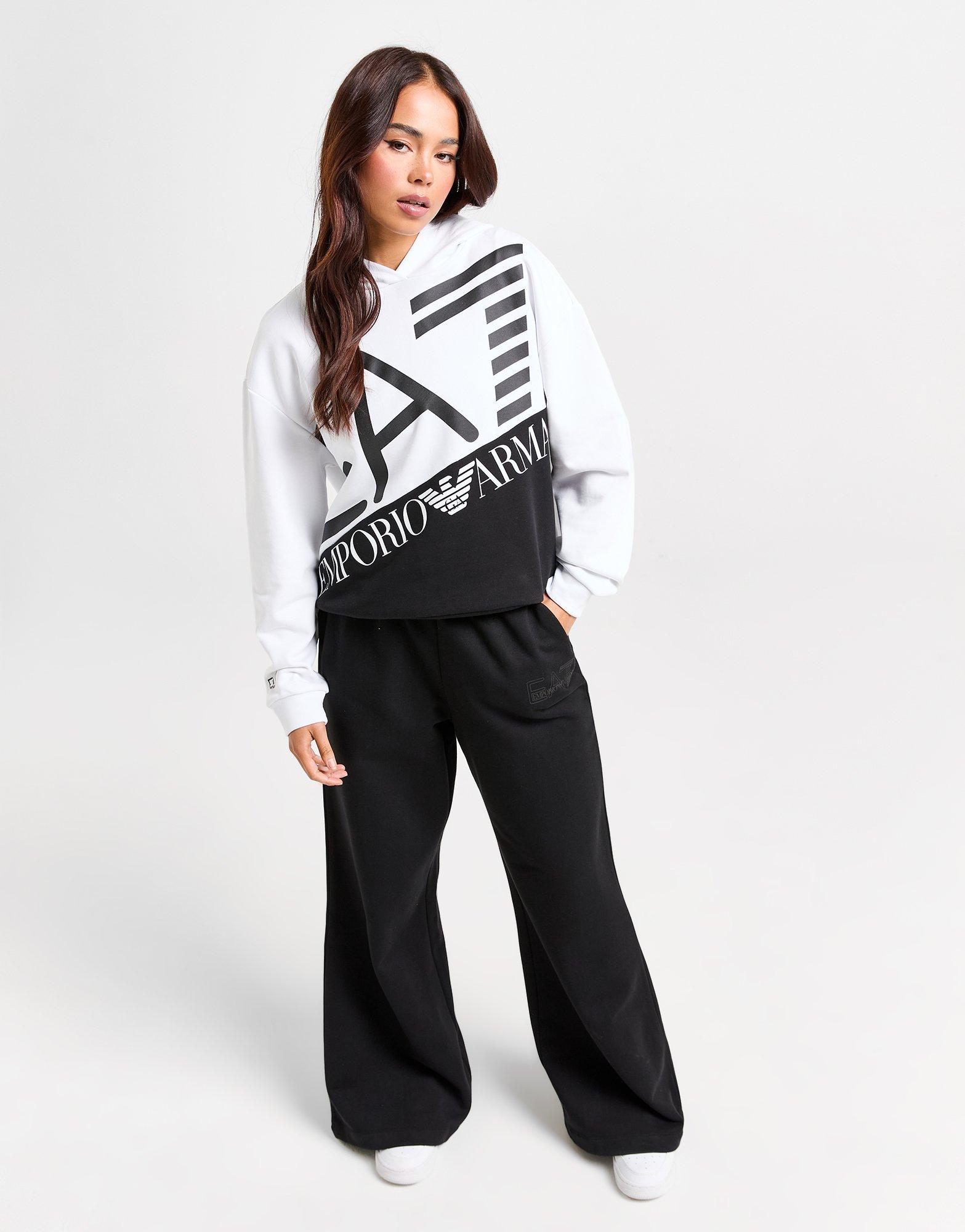 EA7 Emporio Armani Wide Leg Track Pants