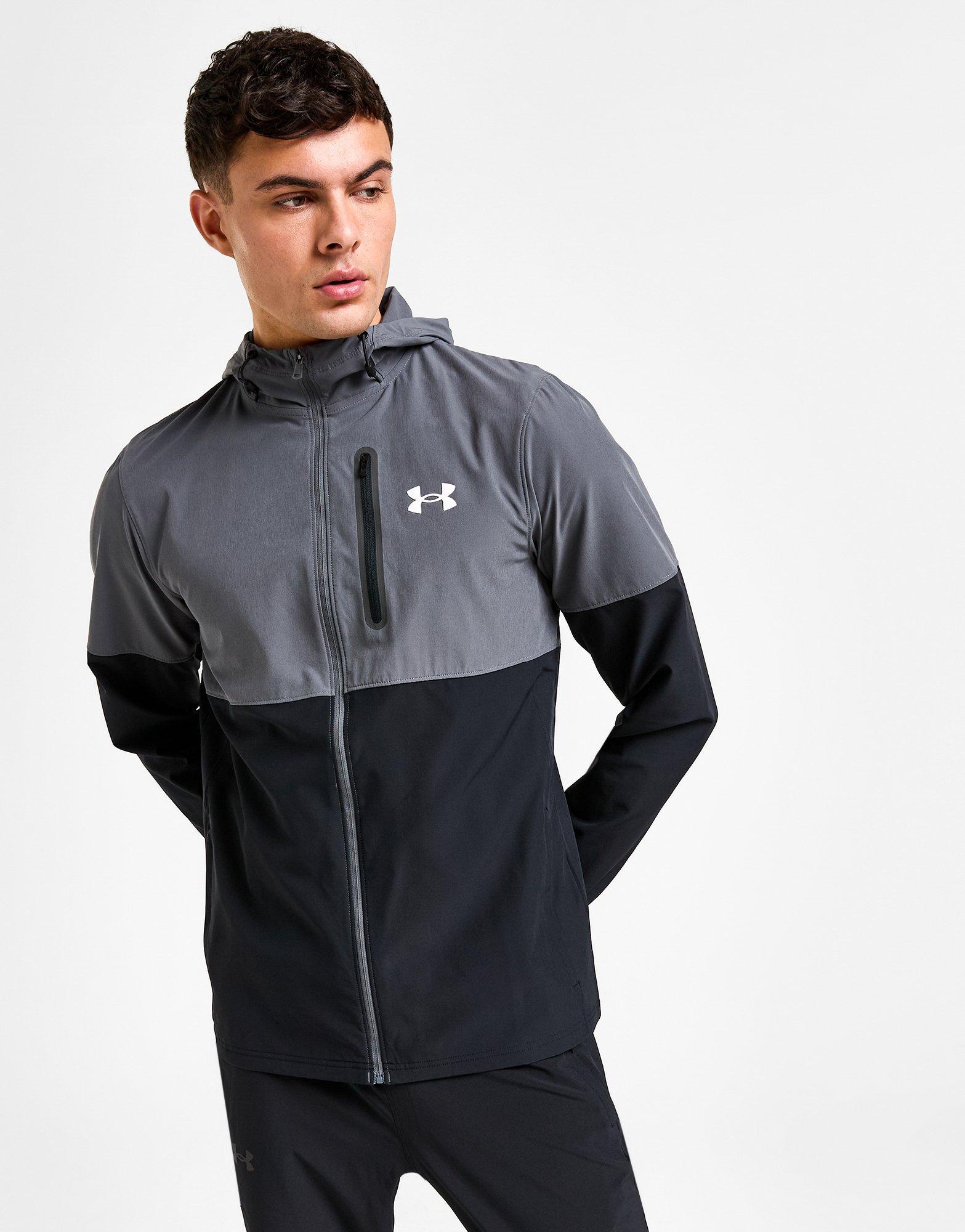 Black Under Armour Vanish Woven Full Zip Hoodie - JD Sports Global