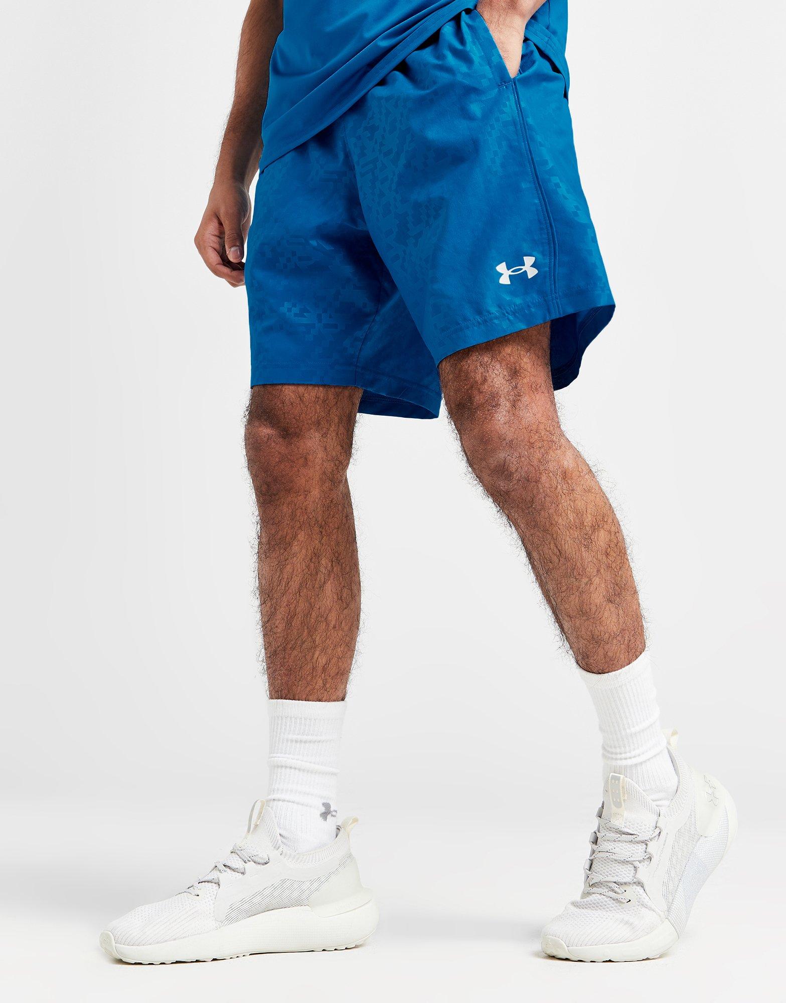 Blue Under Armour Woven All Over Print Shorts - JD Sports Global