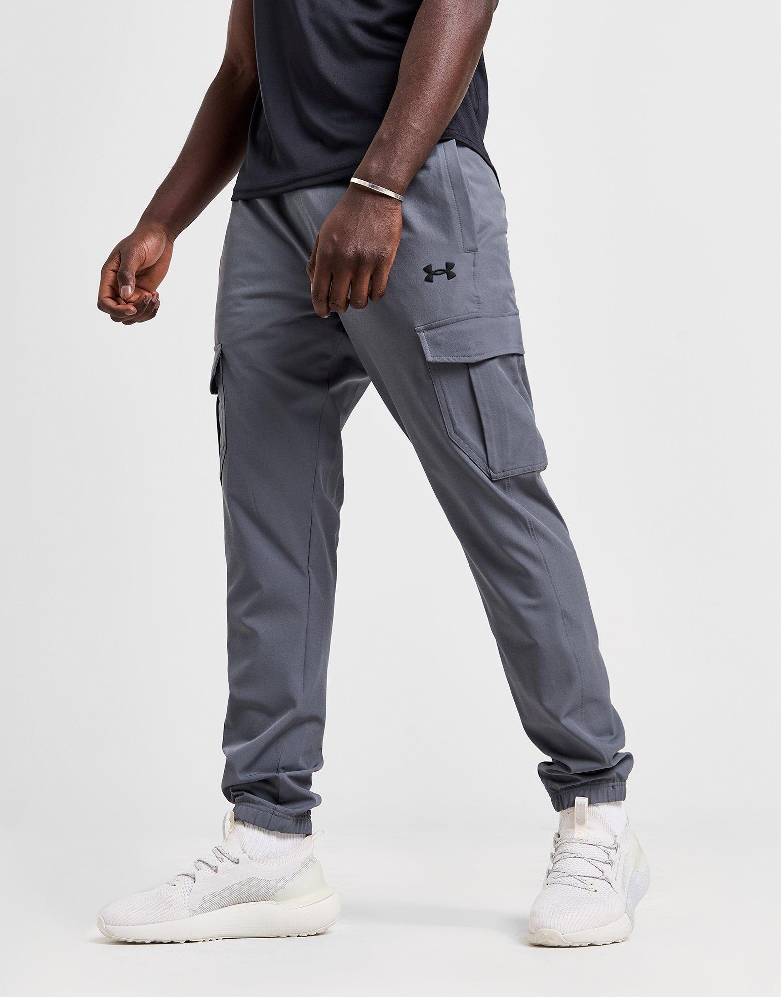 Black Under Armour Woven Zip Cargo Pants - JD Sports Ireland