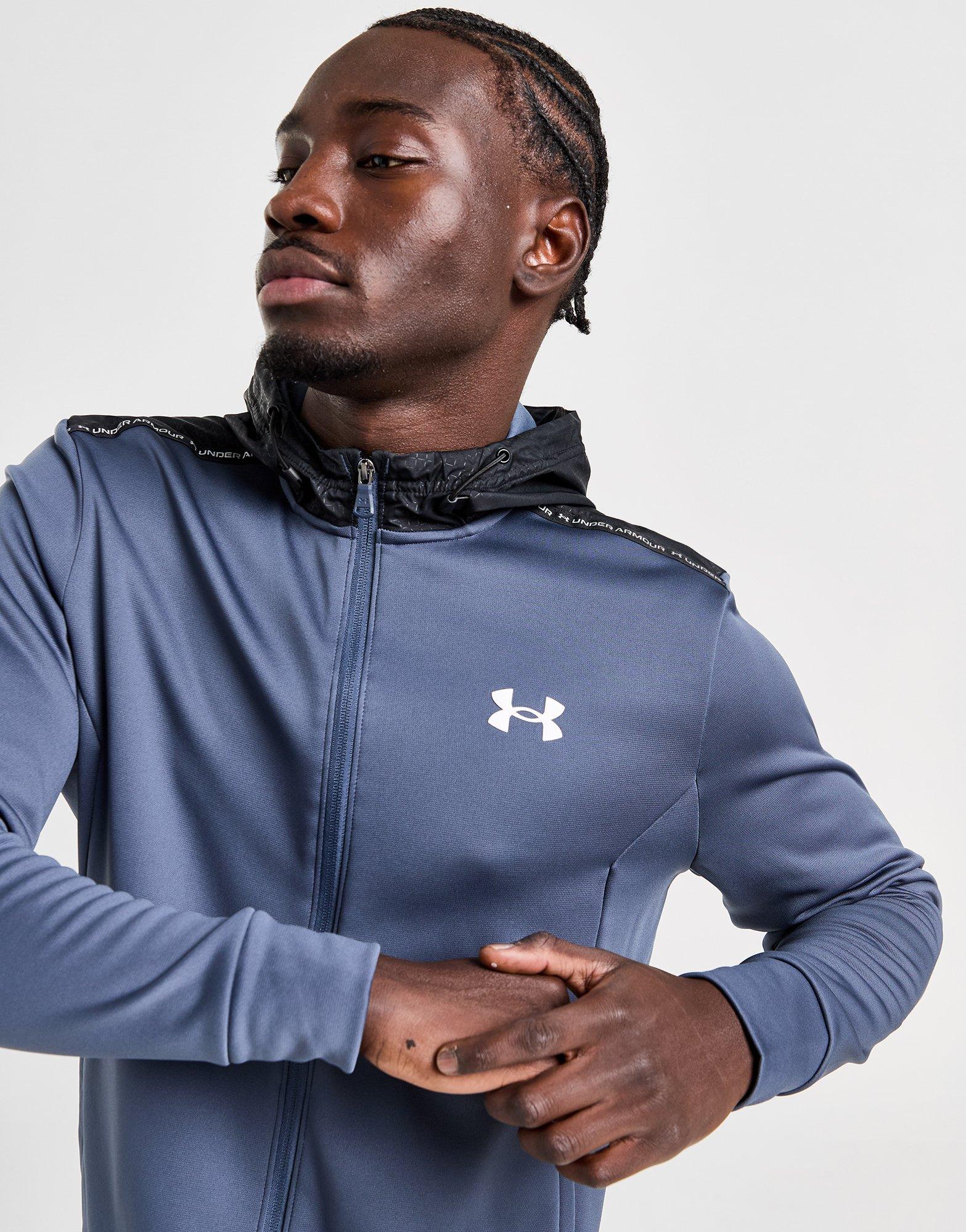 Under Armour Hoodie UA Armour Fleece Tape Full Zip em Azul