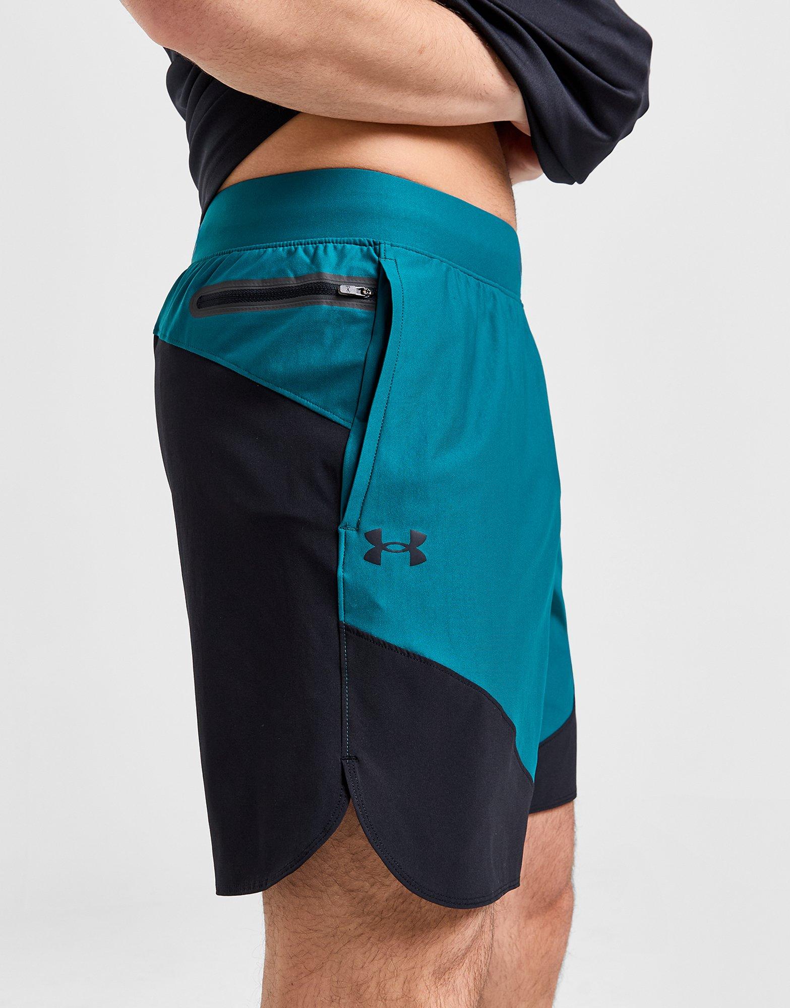 Blue Under Armour Peak Woven Hybrid Shorts