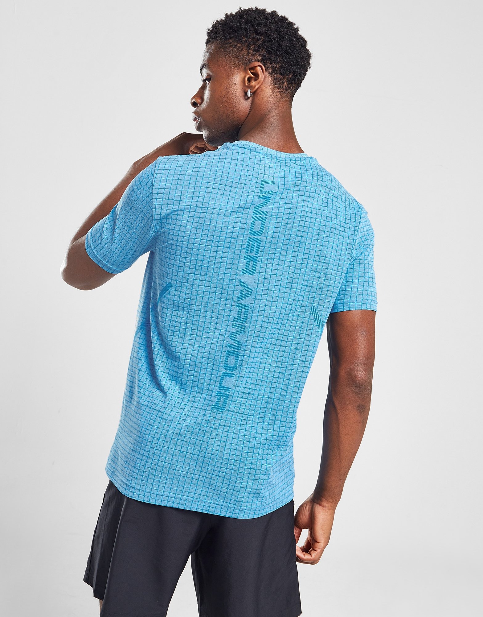 Blue Under Armour Vanish Grid Tshirt JD Sports