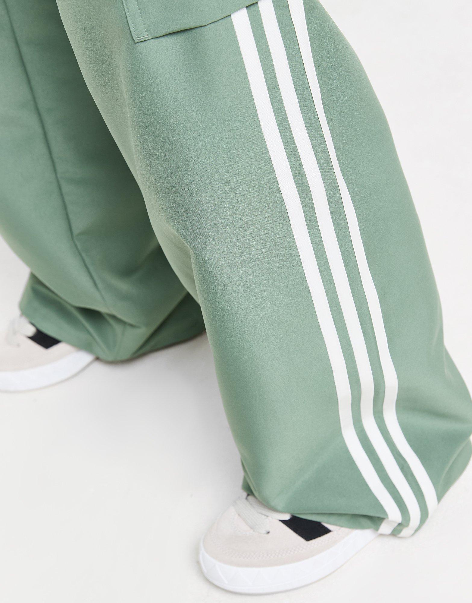 adidas Originals 3-Stripes Wide Leg Cargo Pants
