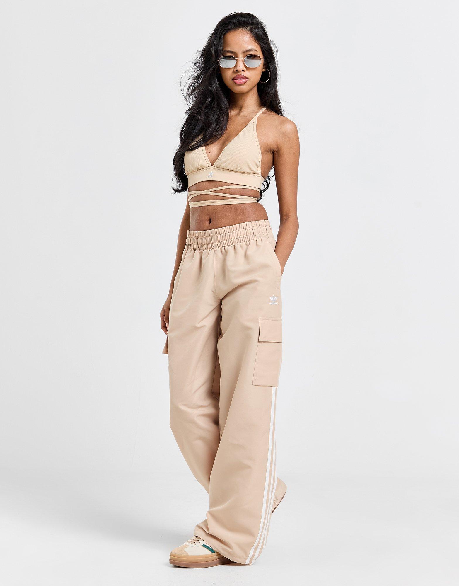 adidas Originals 3-Stripes Wide Leg Cargo Pants