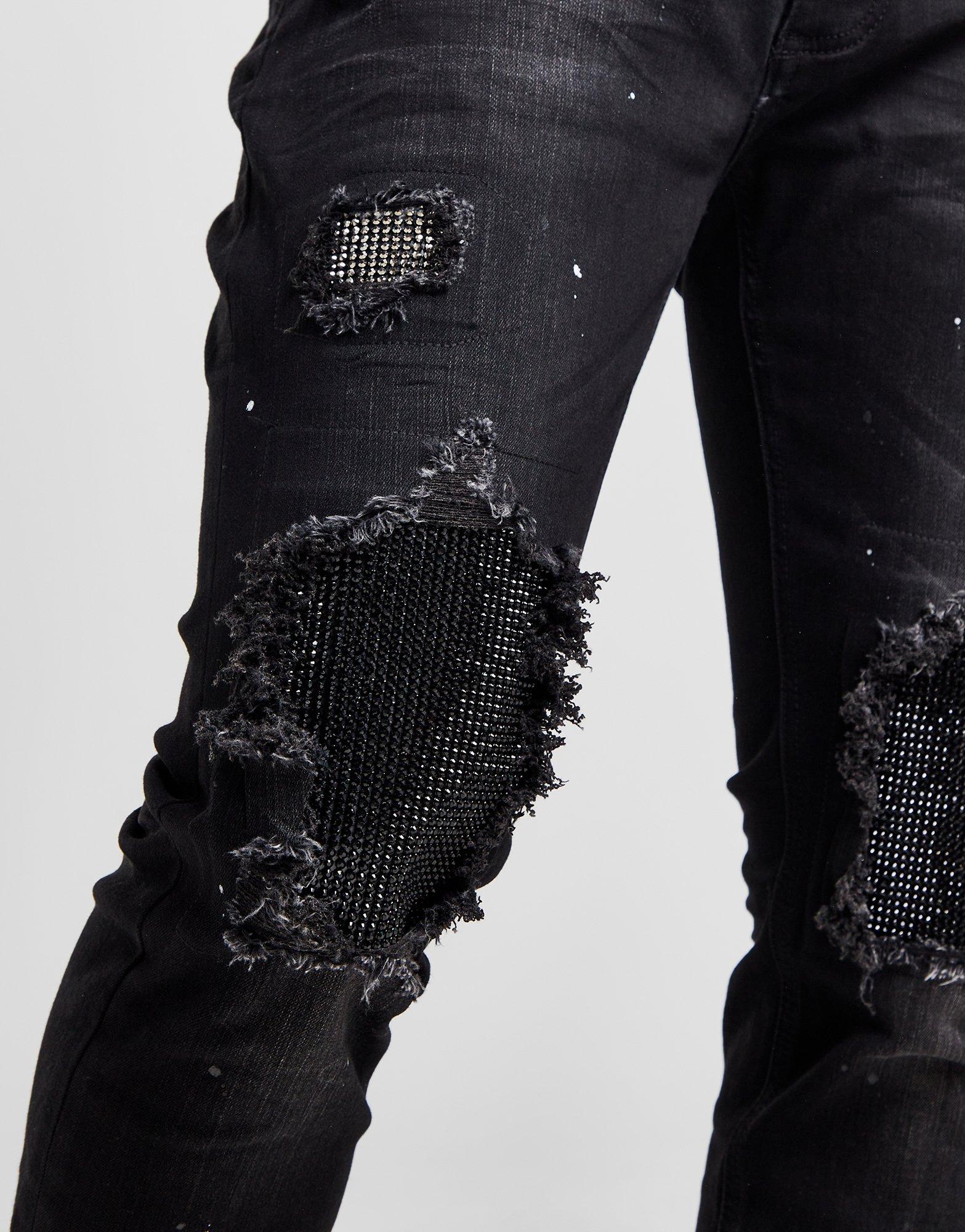 Alessandro Zavetti Rinalo Stud Denim Jeans