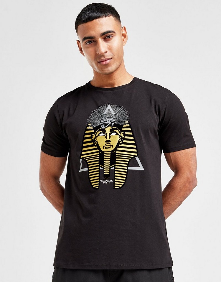 Black Alessandro Zavetti Pharaoh T-Shirt | JD Sports UK