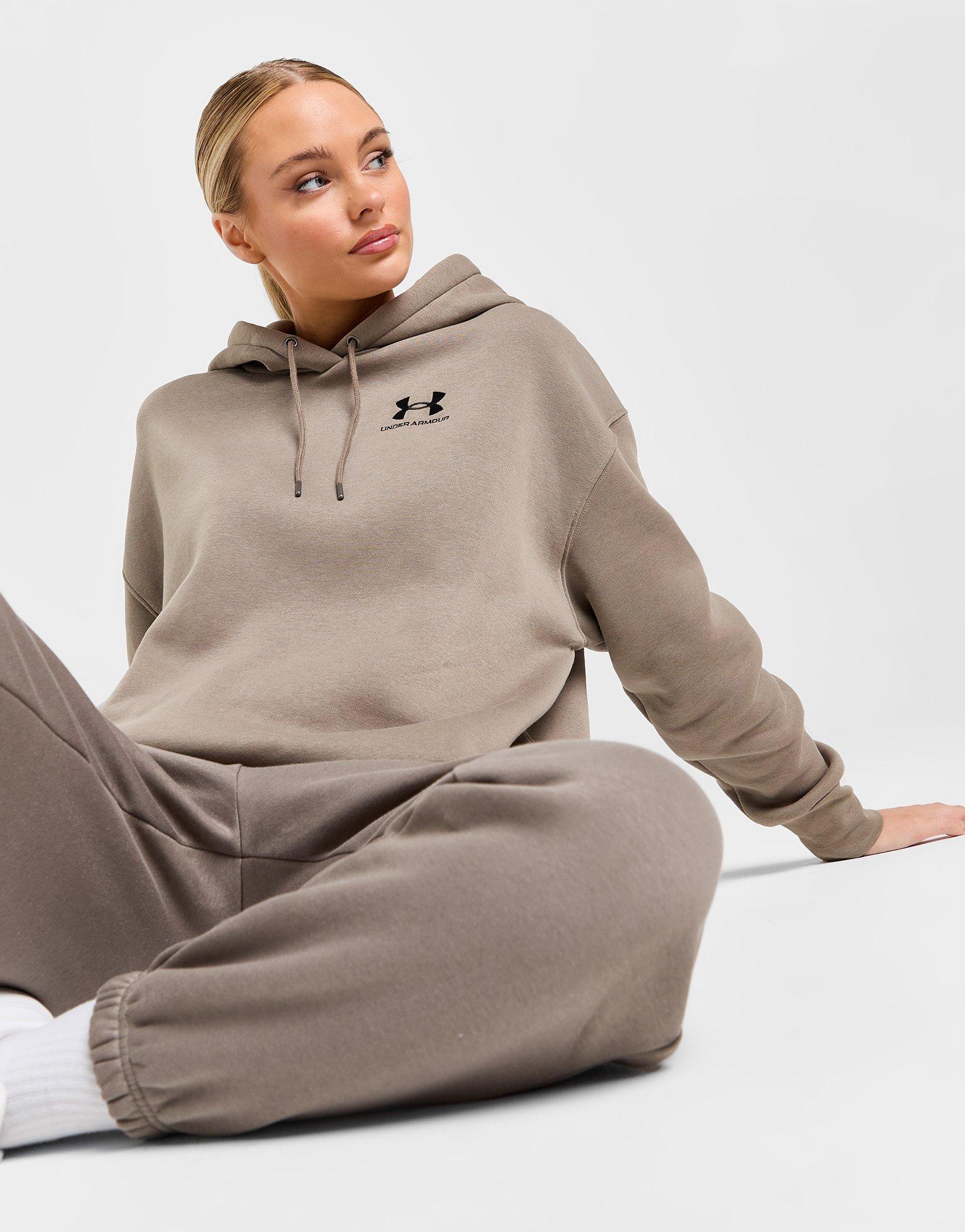 Under Armour Felpa con Cappuccio in Pile Oversized Essential