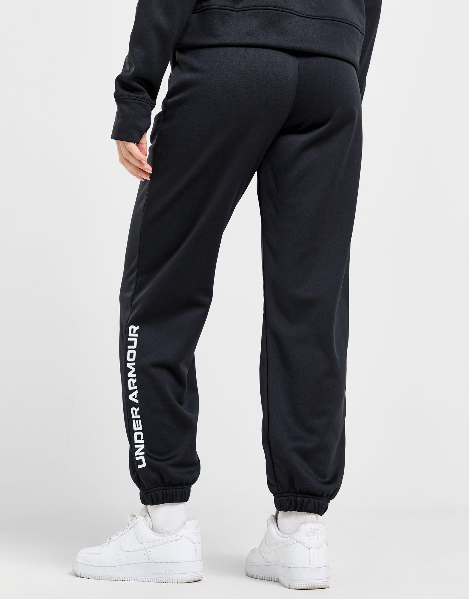 Black Under Armour Ua Armour Fleece Wordmark Joggers JD Sports