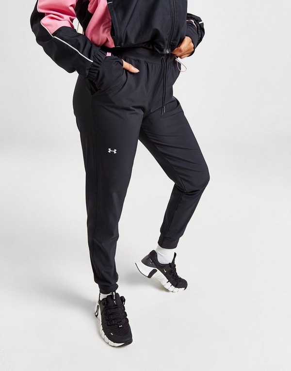 Black Under Armour Rival High-Rise Track Pants - JD Sports NZ