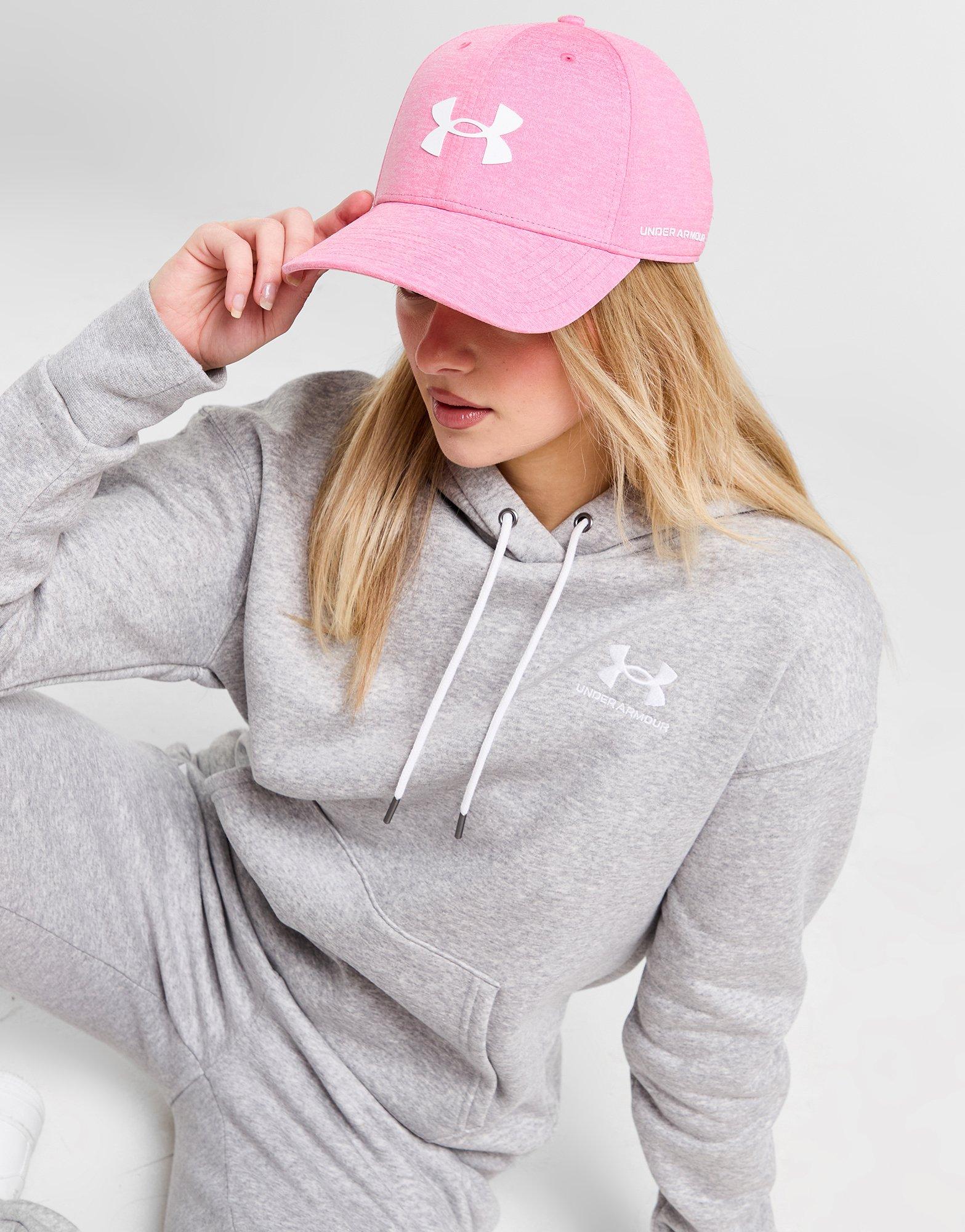 Pink under store armour cap