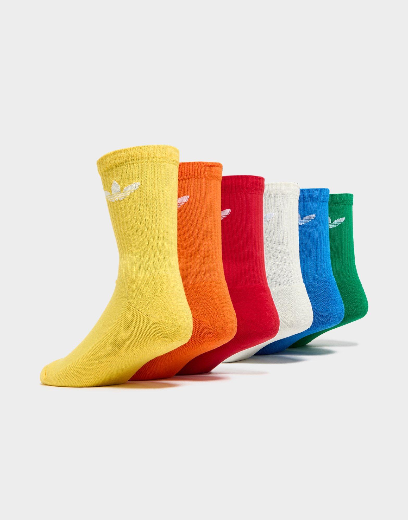 adidas Trefoil Cushion Crew Socks 6 Pairs