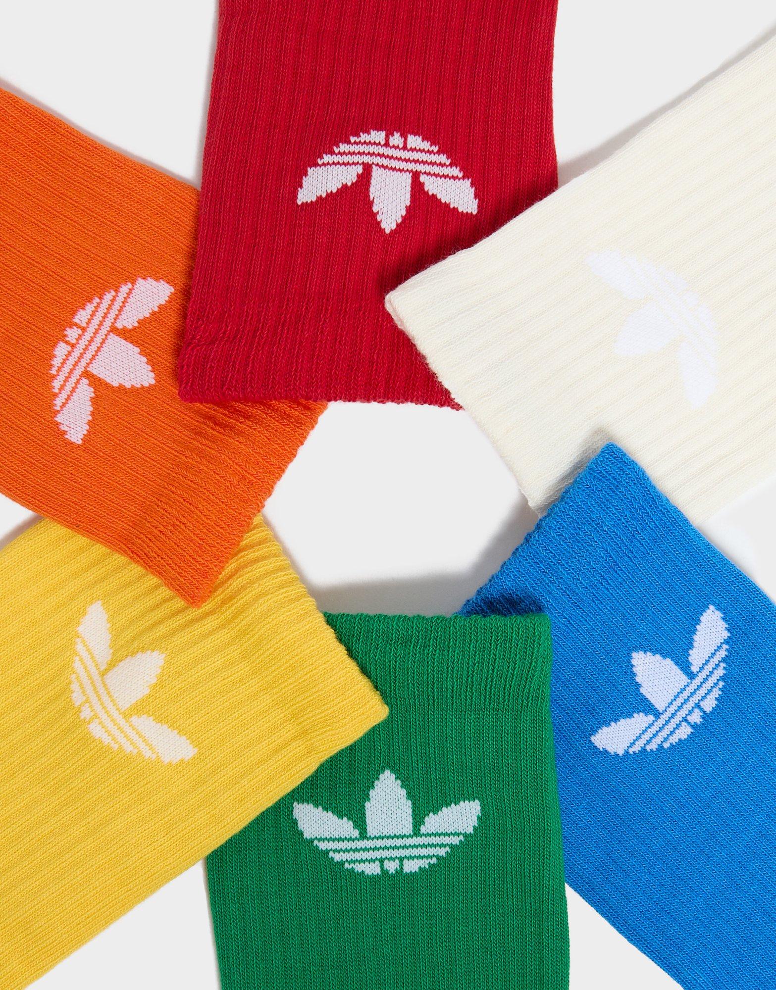adidas Trefoil Cushion Crew Socks 6 Pairs