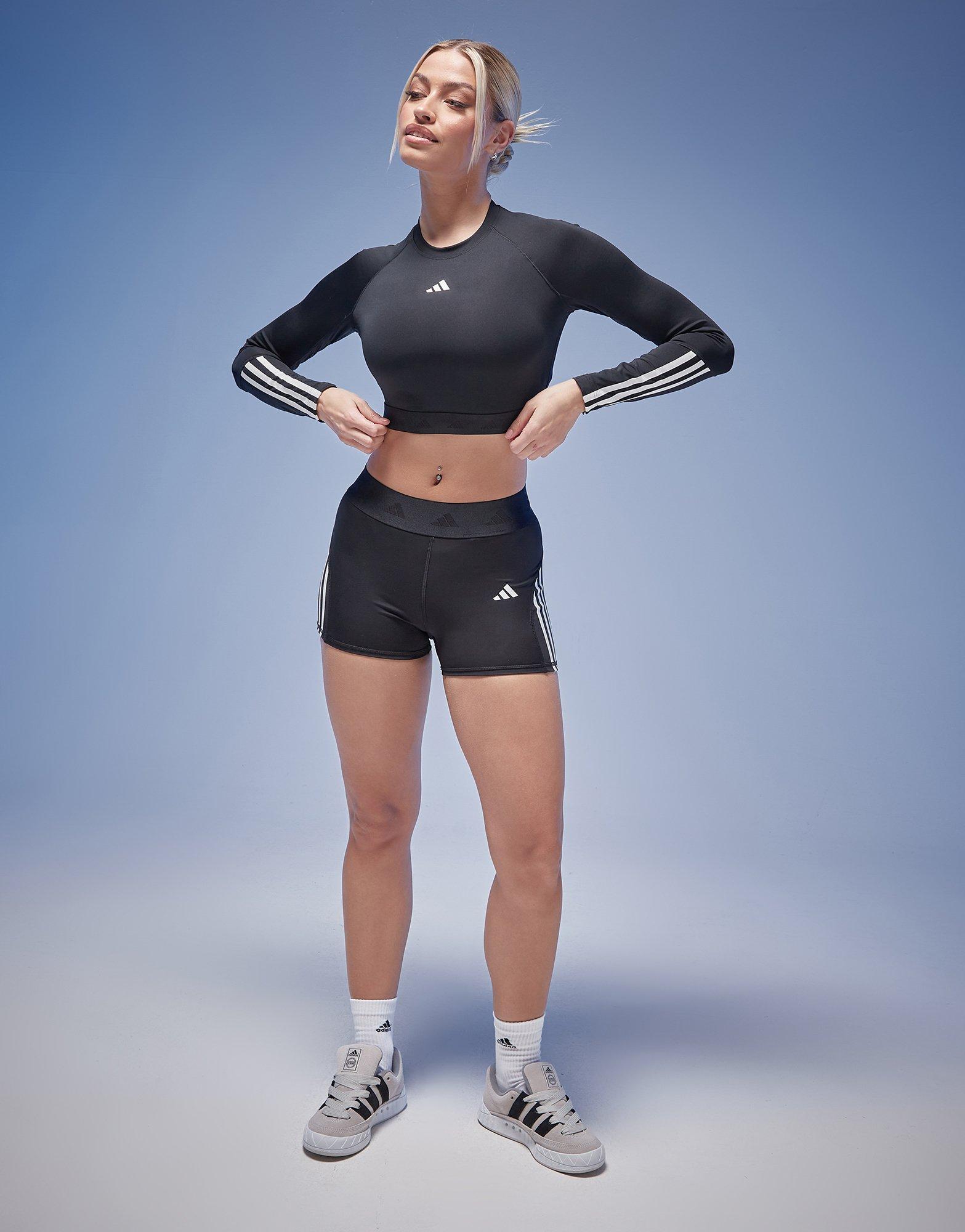 adidas Hyperglam Long Sleeve Crop Top
