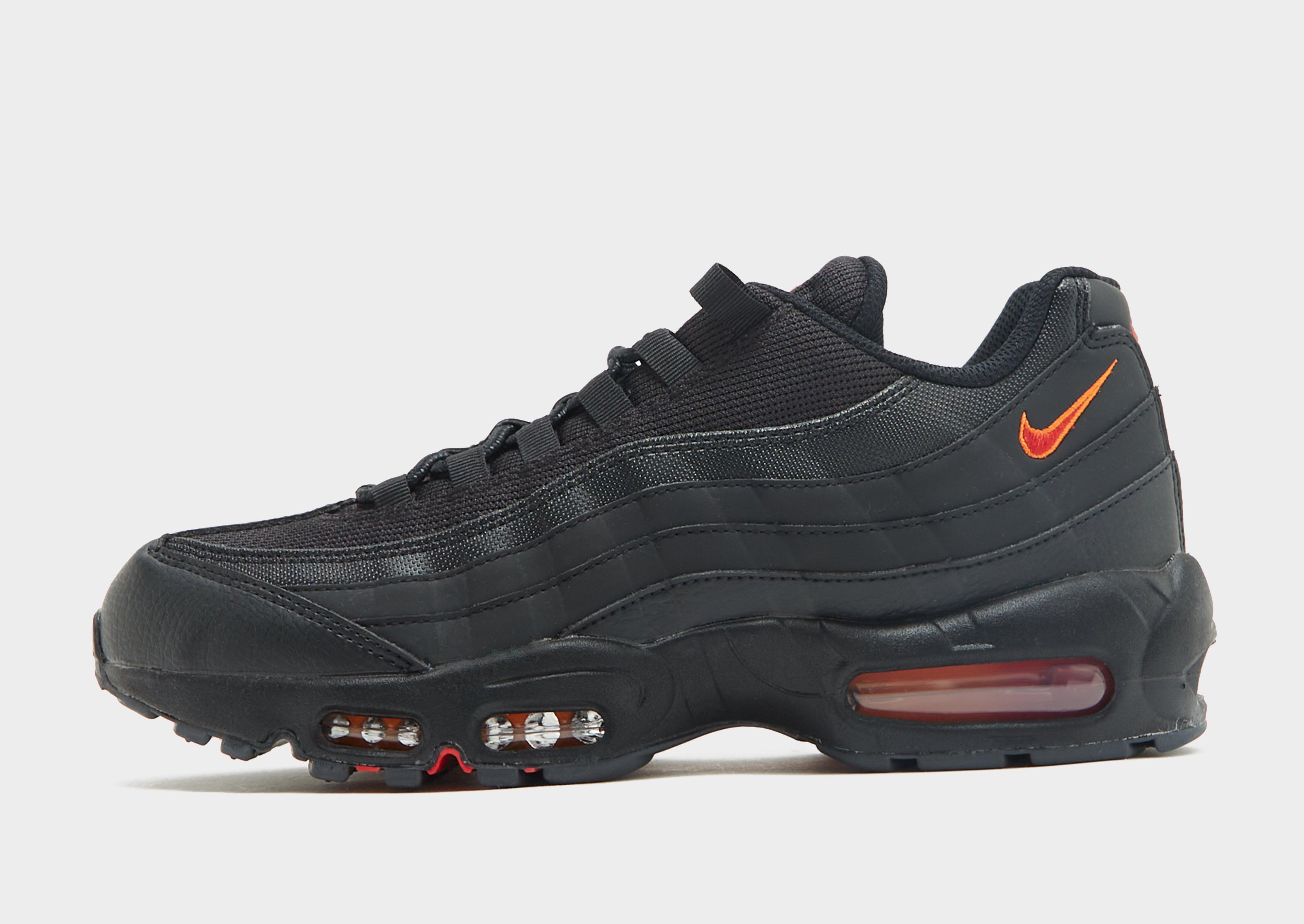 Orange black nike hot sale air max