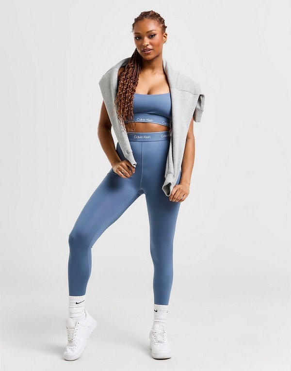 Juicy Couture Sport Juicy Flex Logo Crop Leggings Size Medium NWT Blue $48