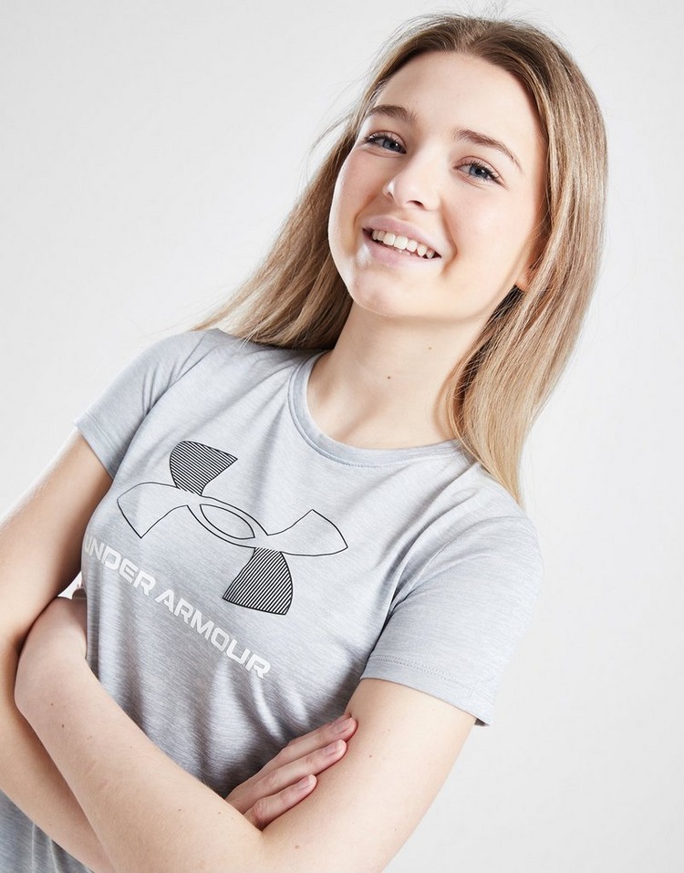 Under Armour Girls' UA Tech Twist Big Logo T-Shirt Junior