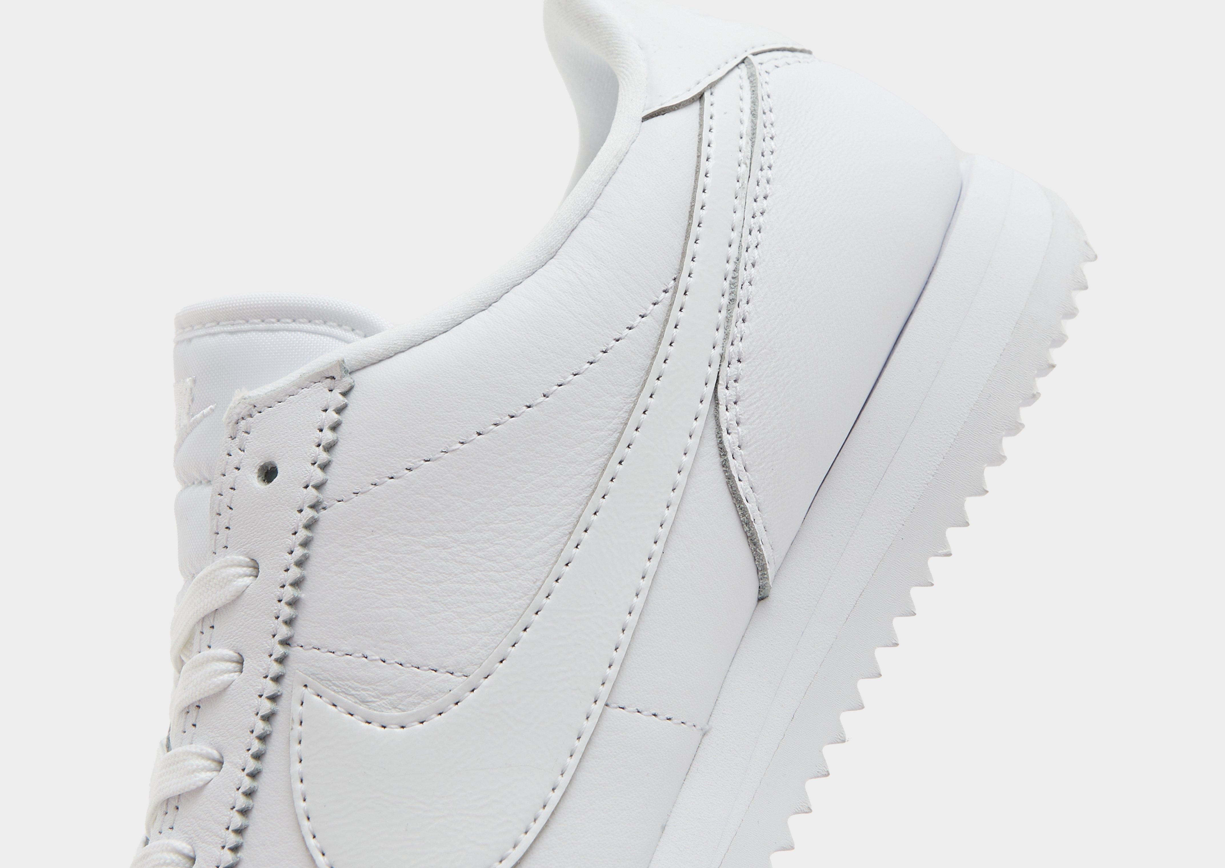 Nike cortez womens all white deals