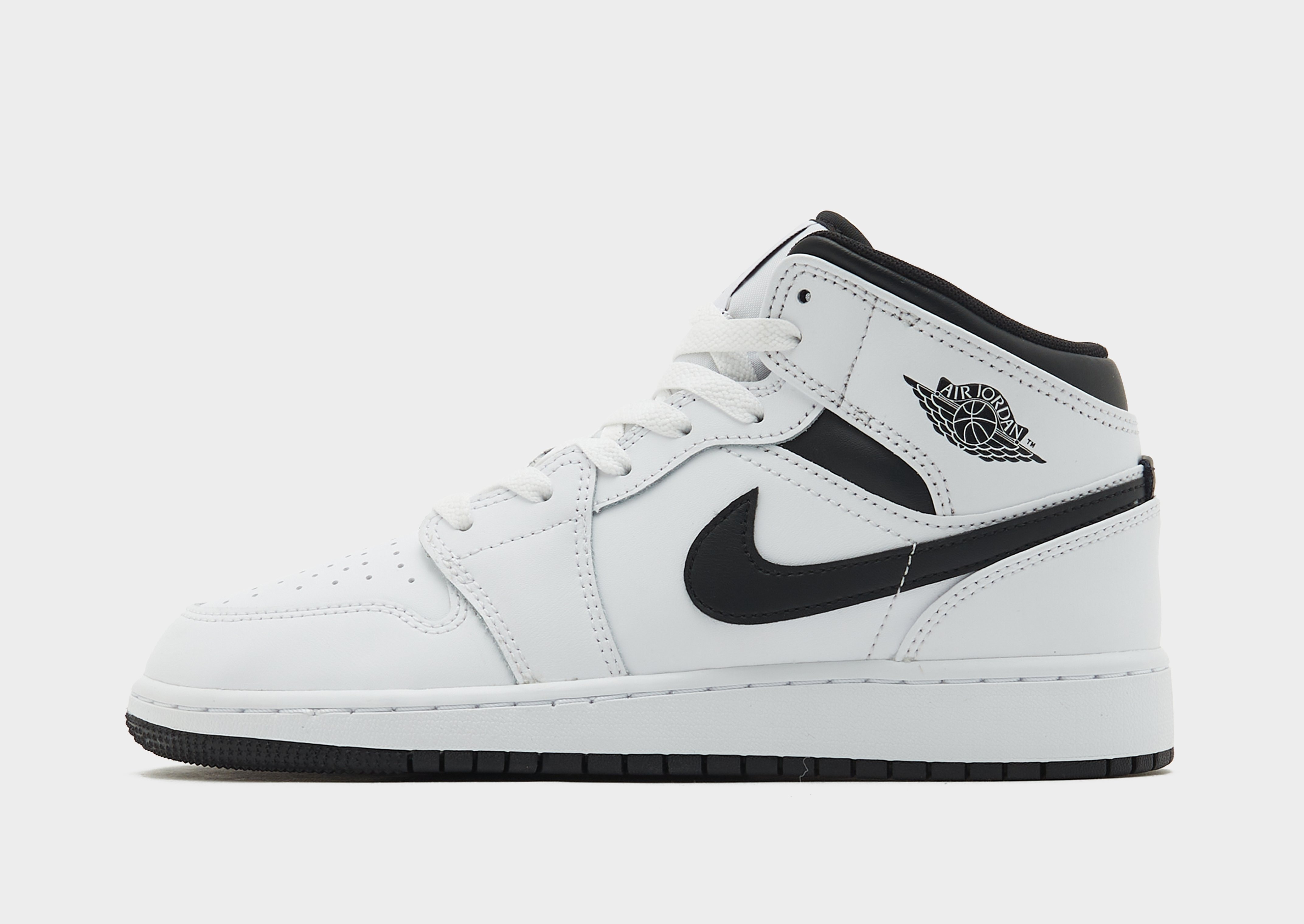 White Jordan Air 1 Mid Junior JD Sports UK