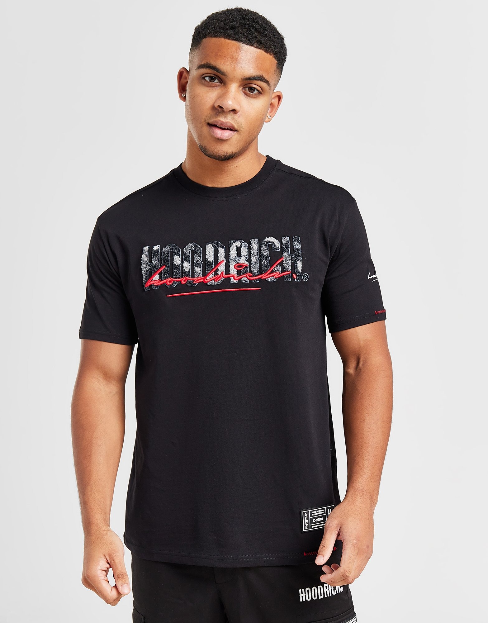 Black Hoodrich Blend T-Shirt | JD Sports UK
