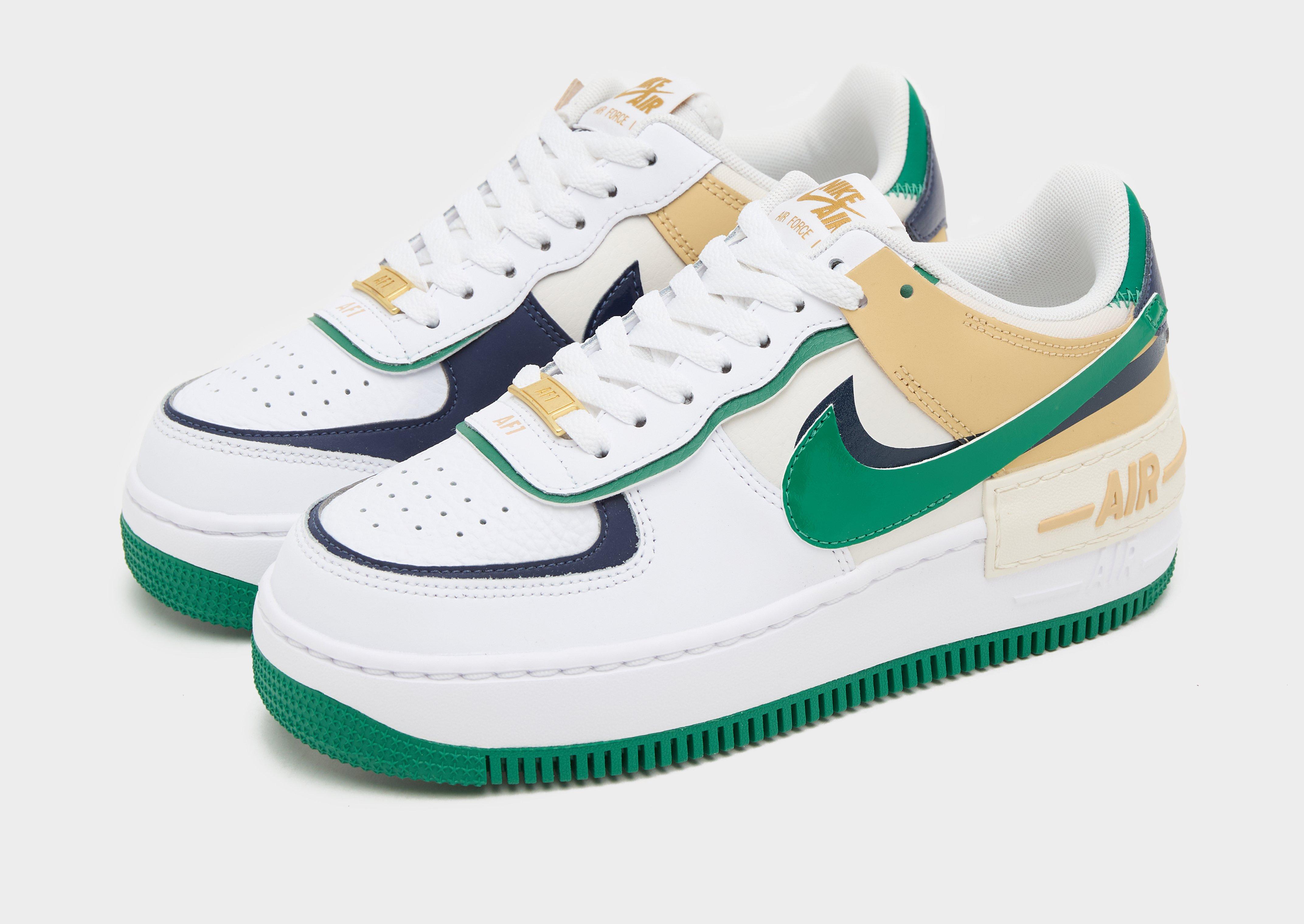 Nike yellow air force 1 swoosh tape on sale sneakers