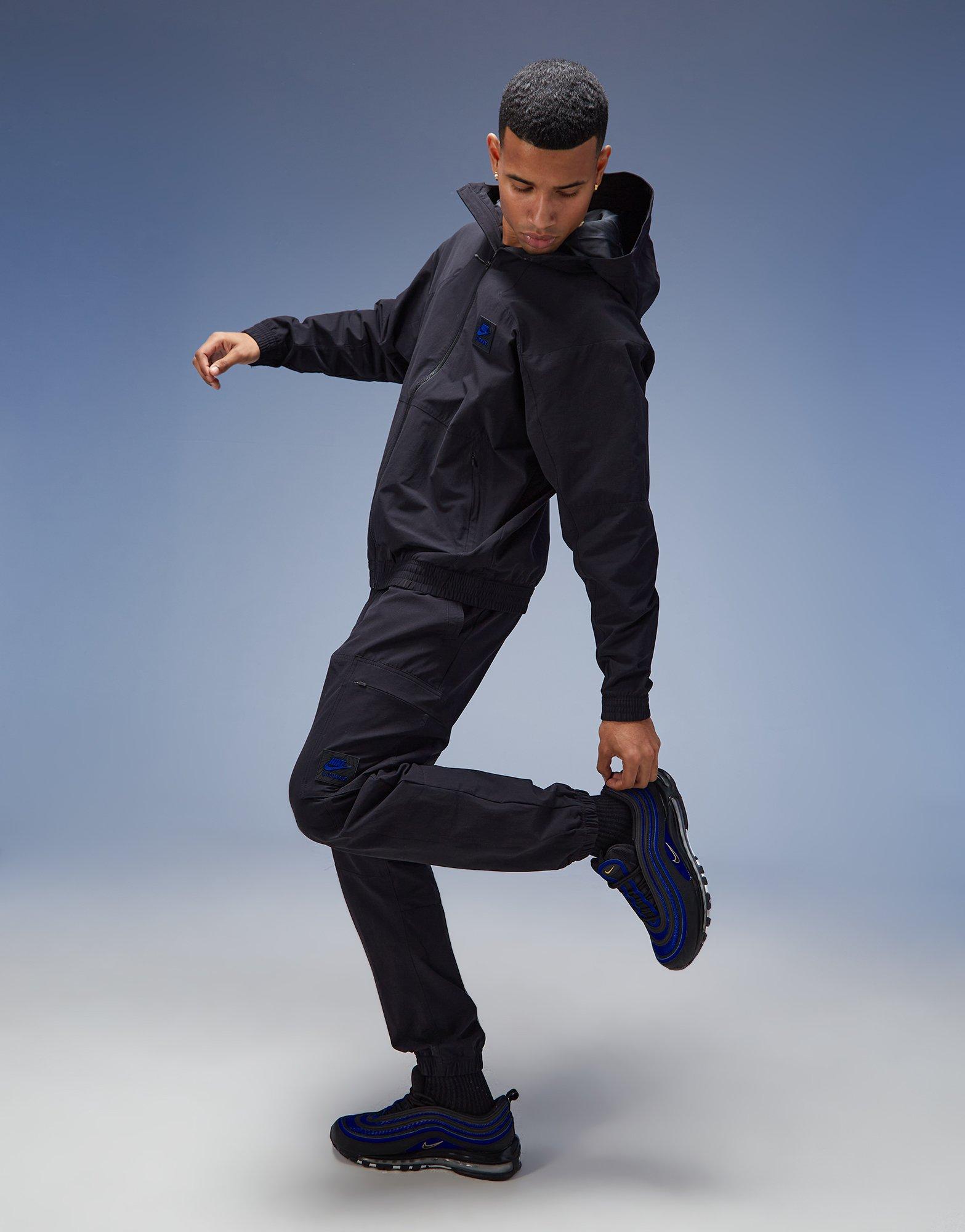 Black Nike Air Max Woven Cargo Pants - JD Sports NZ