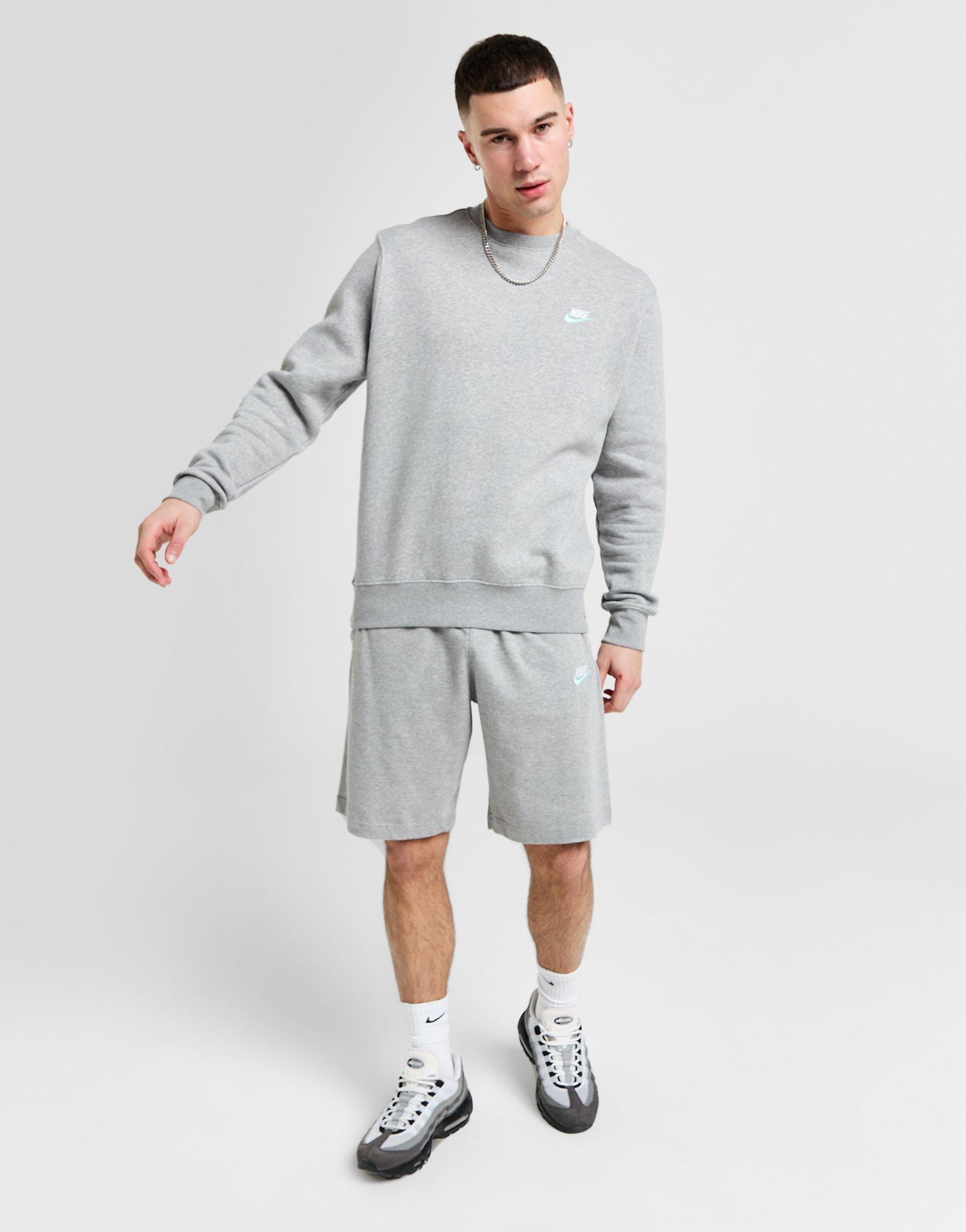 Grey Nike Foundation Crew Sweatshirt JD Sports UK