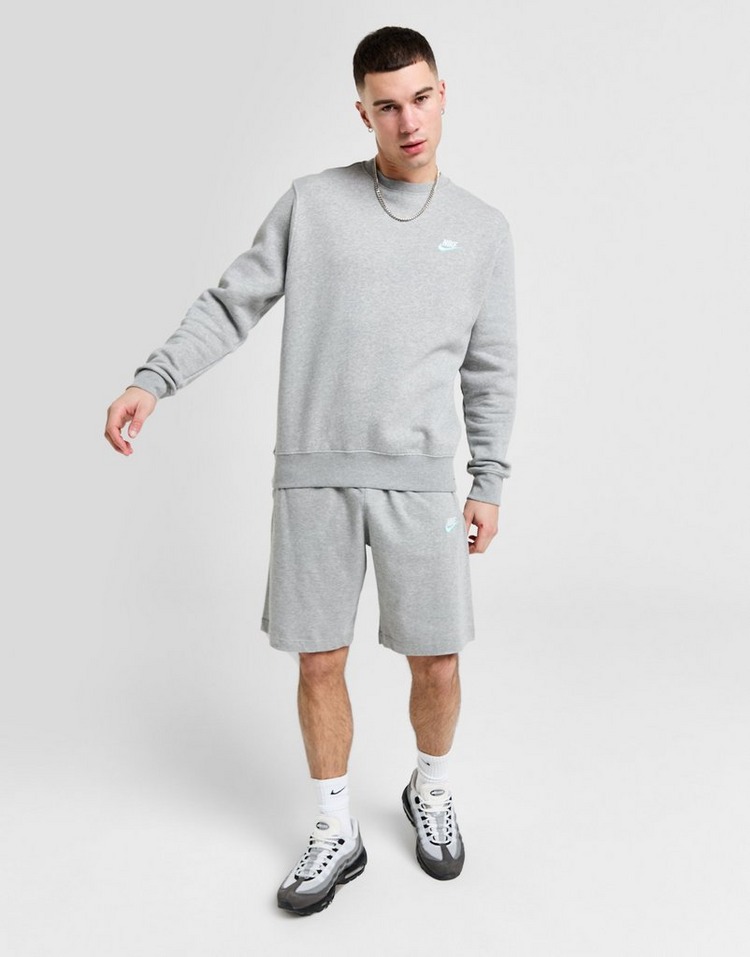Grey Nike Foundation Crew Sweatshirt | JD Sports UK