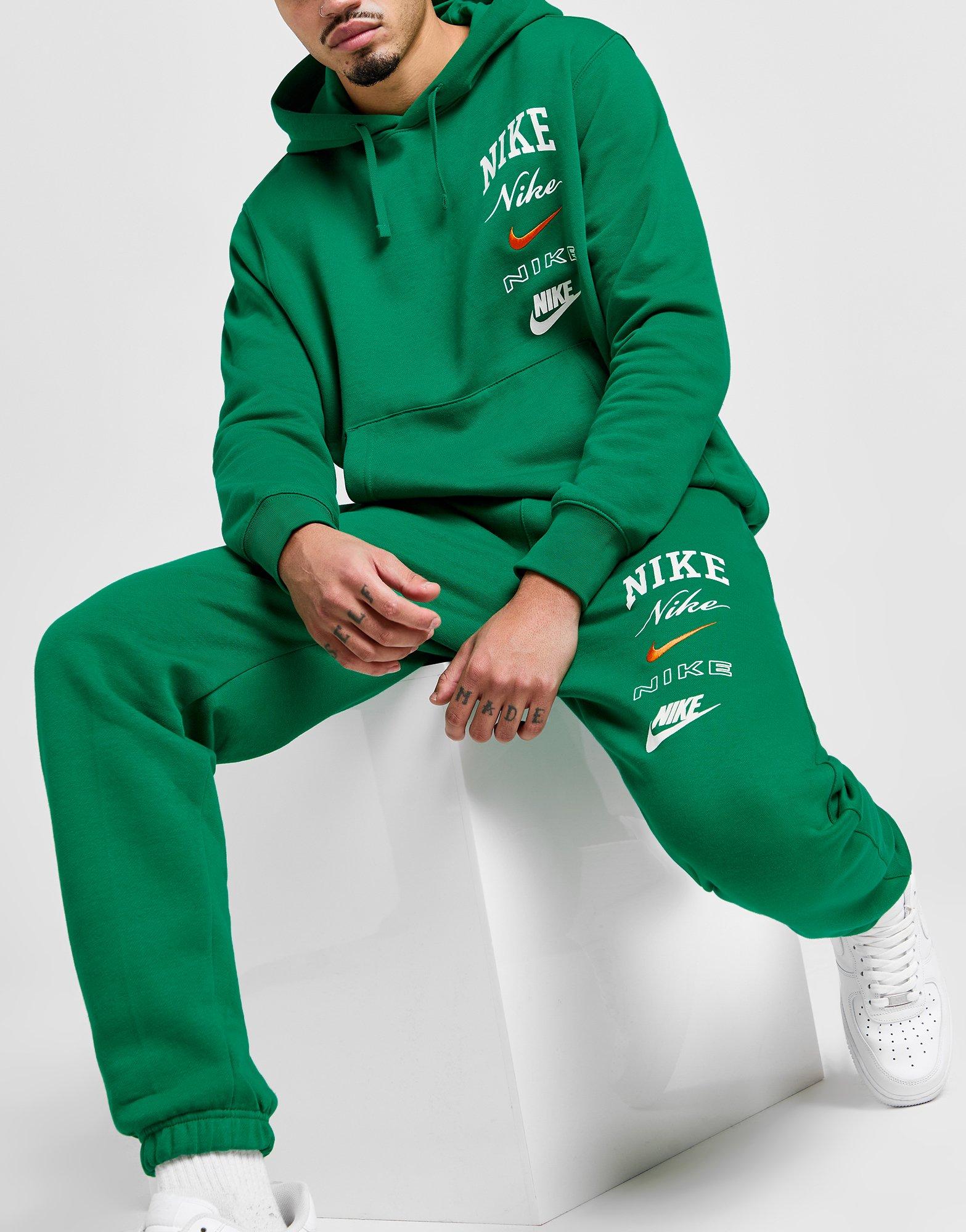 Men's nike 2024 green joggers