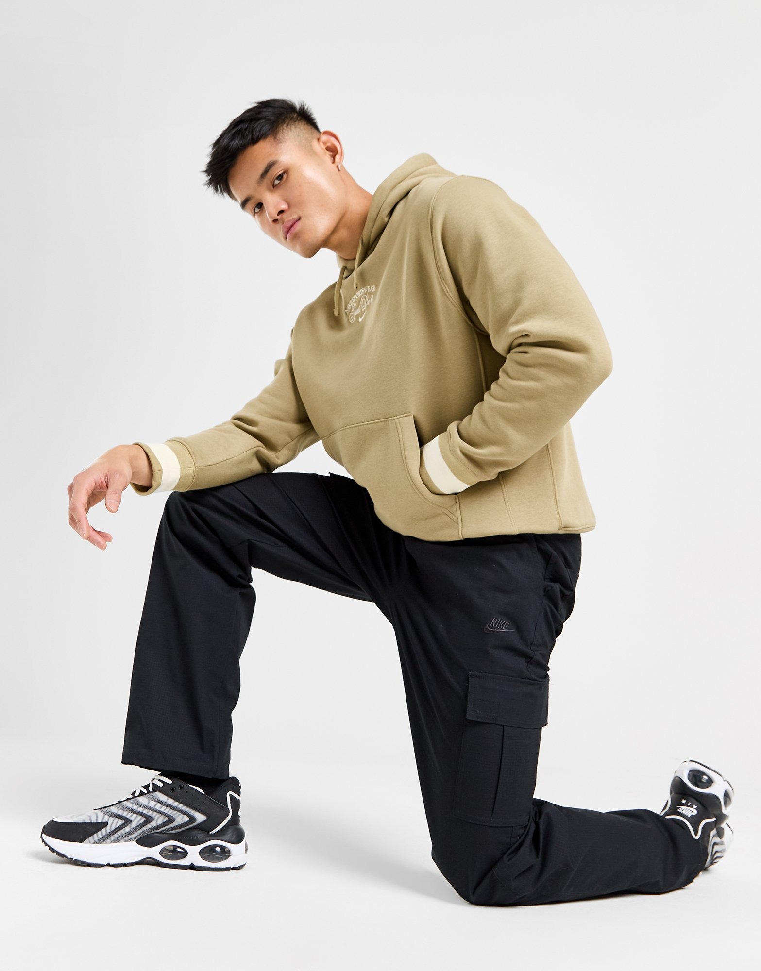 Black Nike Open Cargo Track Pants JD Sports UK