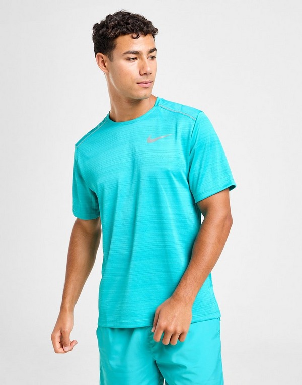 Nike blue tee shirt tshirt with orange check big size plus size