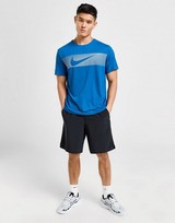 Nike UV-hardlooptop met korte mouwen en Dri-FIT voor heren Miler Flash
