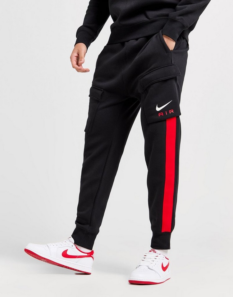 Black Nike Swoosh Fleece Joggers | JD Sports UK