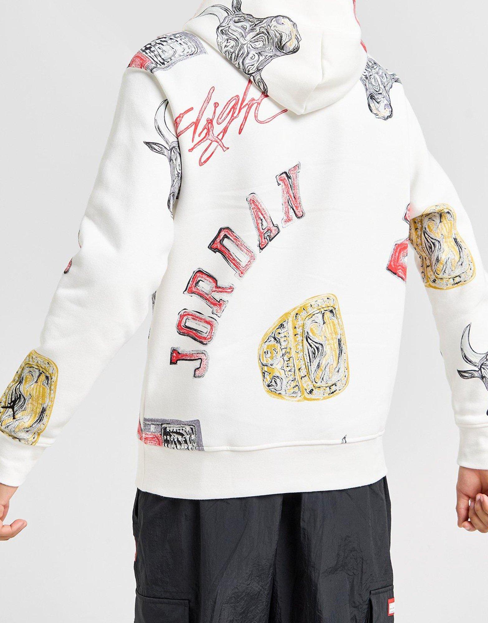 Jordan All Over Print Fleece Hoodie