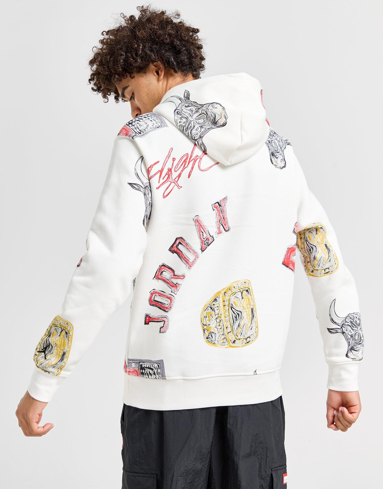 Jordan All Over Print Fleece Hoodie
