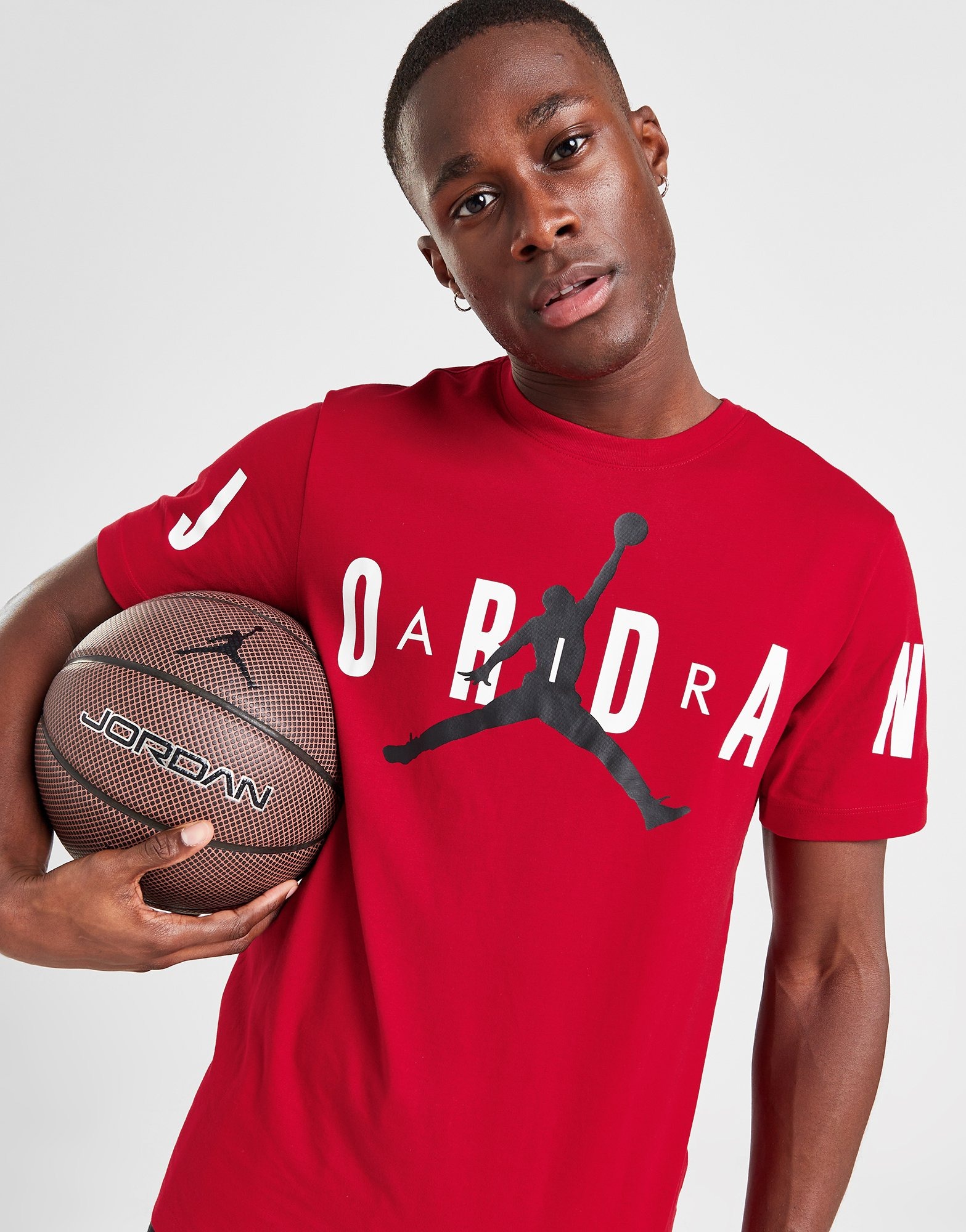 Red Jordan Air Stretch TShirt JD Sports UK