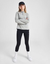 Nike Top met halflange rits en lange mouwen voor meisjes Dri-FIT