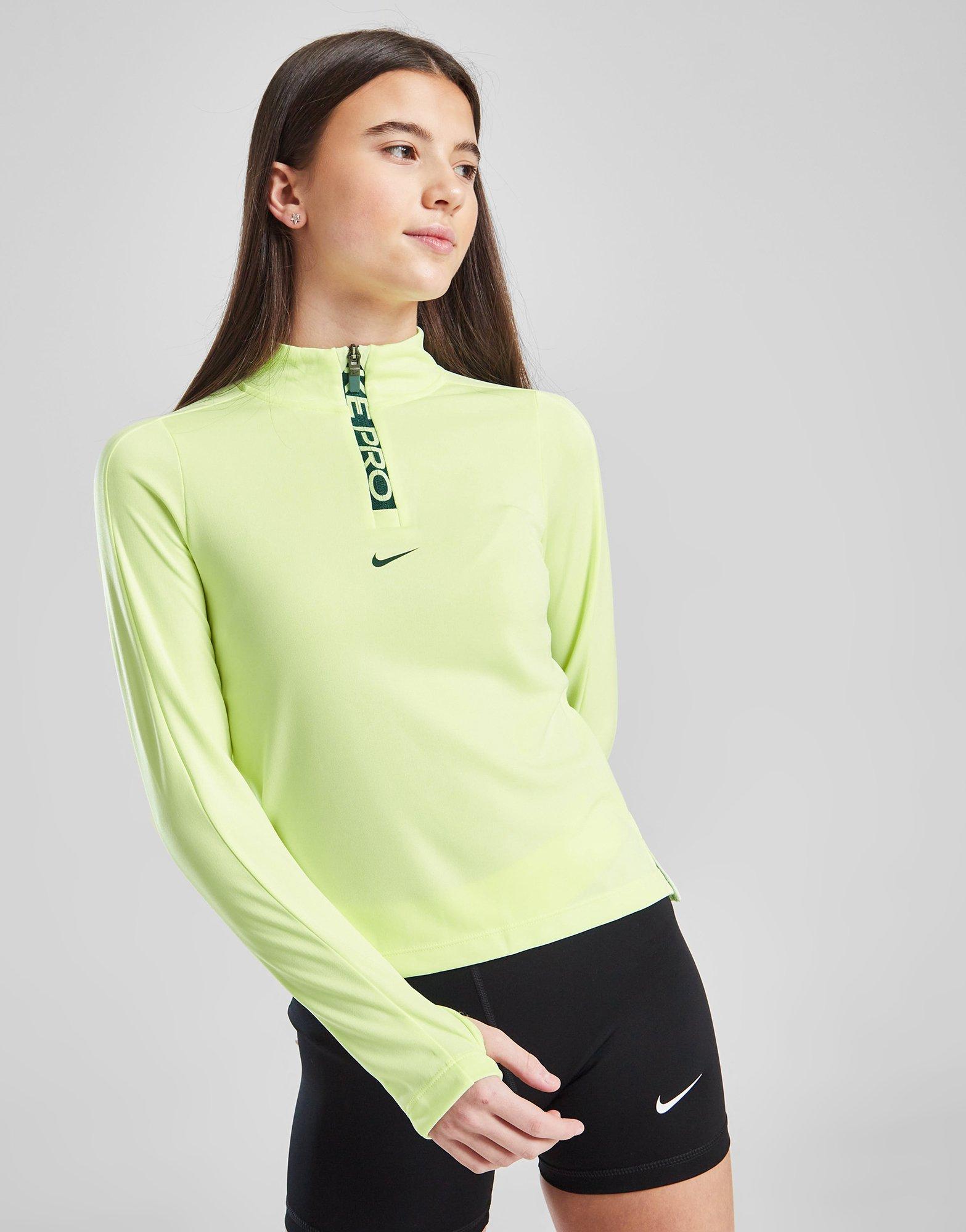 Nike Girls' Fitness Long Sleeve 1/2 Zip Top Junior em